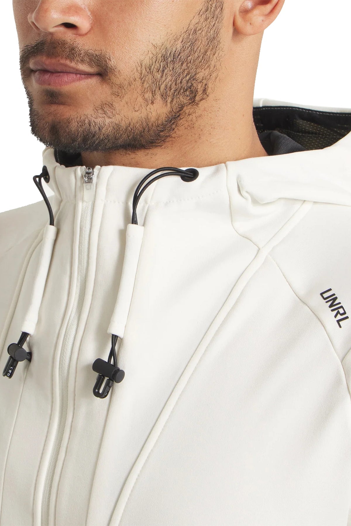 UNRL Crossover Half-Zip Custom Hoodies, Coconut [Tetralogicx]
