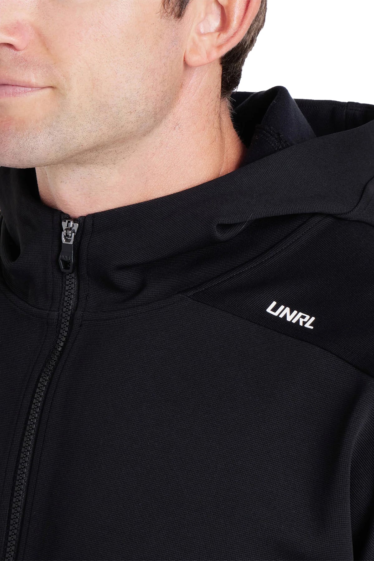 UNRL Impact Full-Zip Custom Hoodies, Black