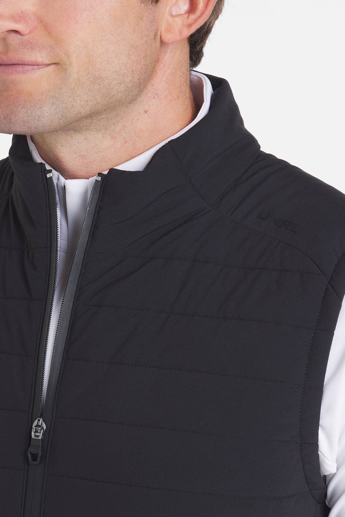 UNRL Vancouver Quilted Custom Vests, Black [Executive Construction]