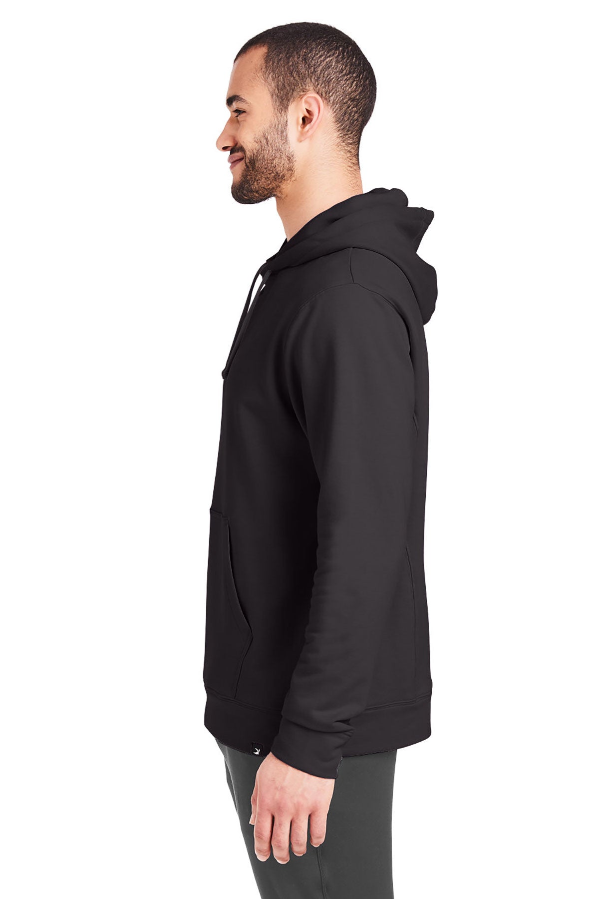 Glyder Mens Atlas Hooded Custom Sweatshirts, Black