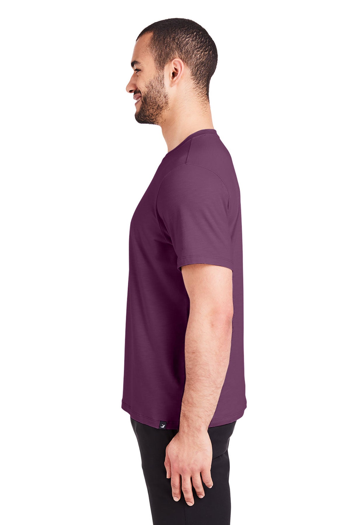 Glyder Mens Lumasof Custom T-Shirts, Mulberry