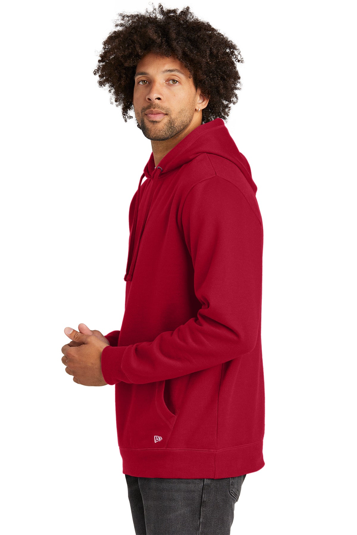 New Era Comeback Fleece Customized Hoodies, Crimson [Mechanical Solutions]