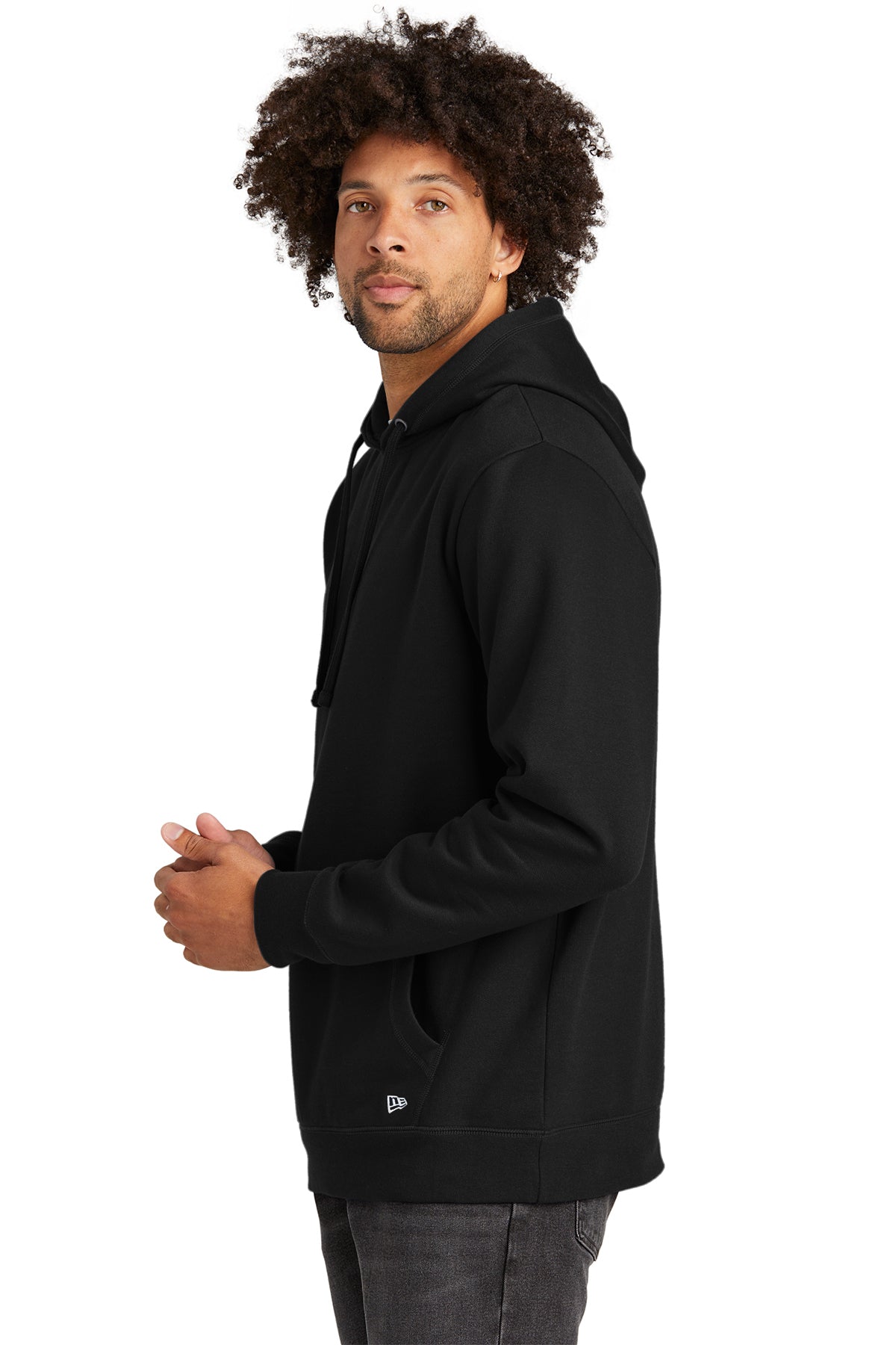 New Era Comeback Fleece Customized Hoodies, Black [Stratolaunch]
