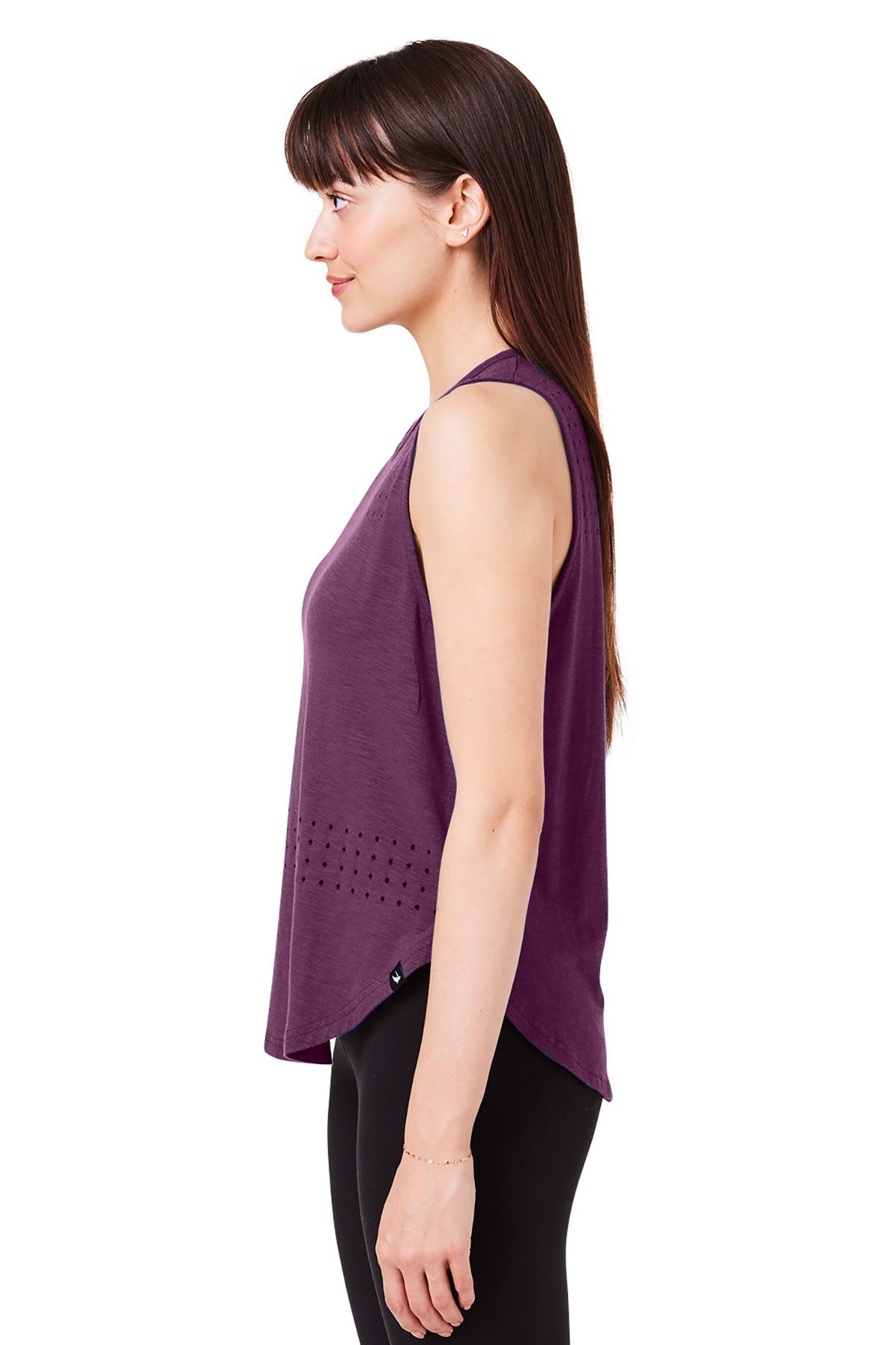 Glyder Ladies Lumasof Mood Custom Tanks, Mulberry