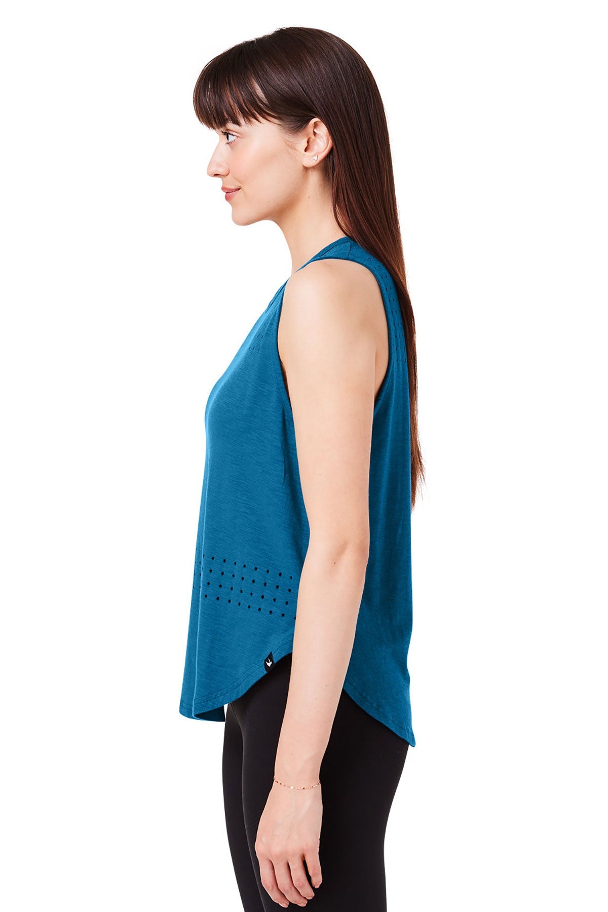 Glyder Ladies Lumasof Mood Custom Tanks, Moroccan Blue