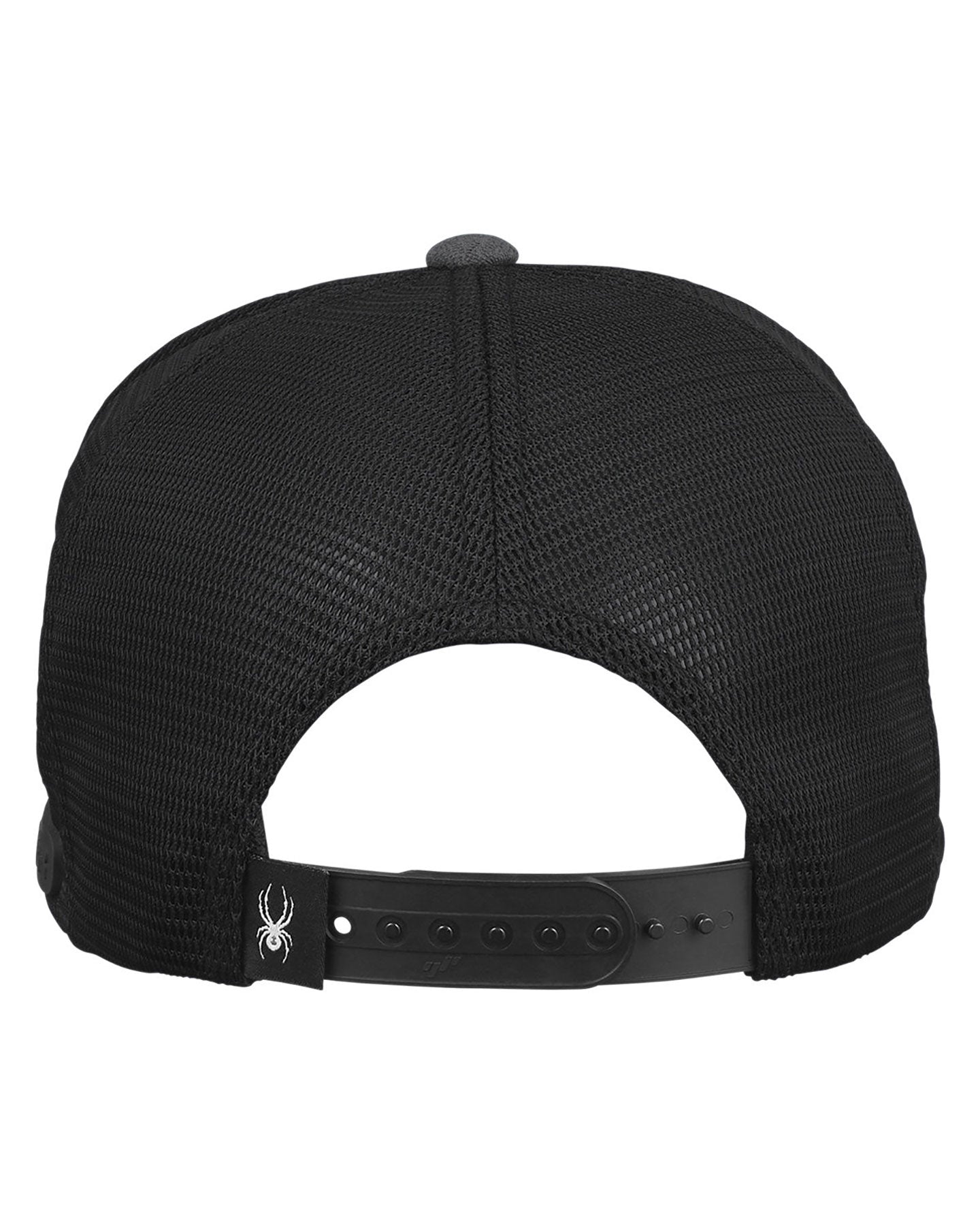 Spyder Radykl Flexfit Custom Trucker Hats, Black/ Black Heather [FORT Robotics]