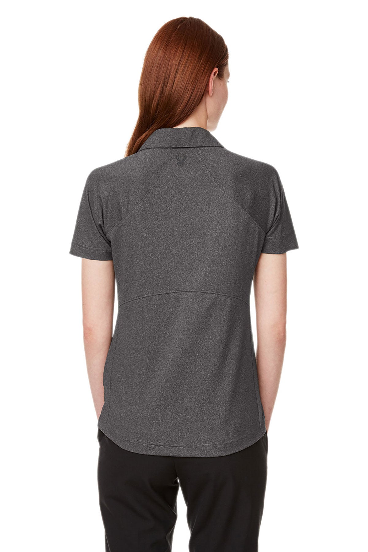 Custom Spyder Ladies' Spyre Polos, Black Frost