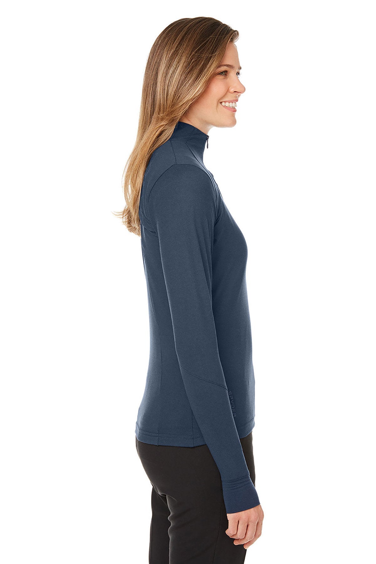 Custom Spyder Ladies' Spyre Quarter-Zips, Frontier Frost