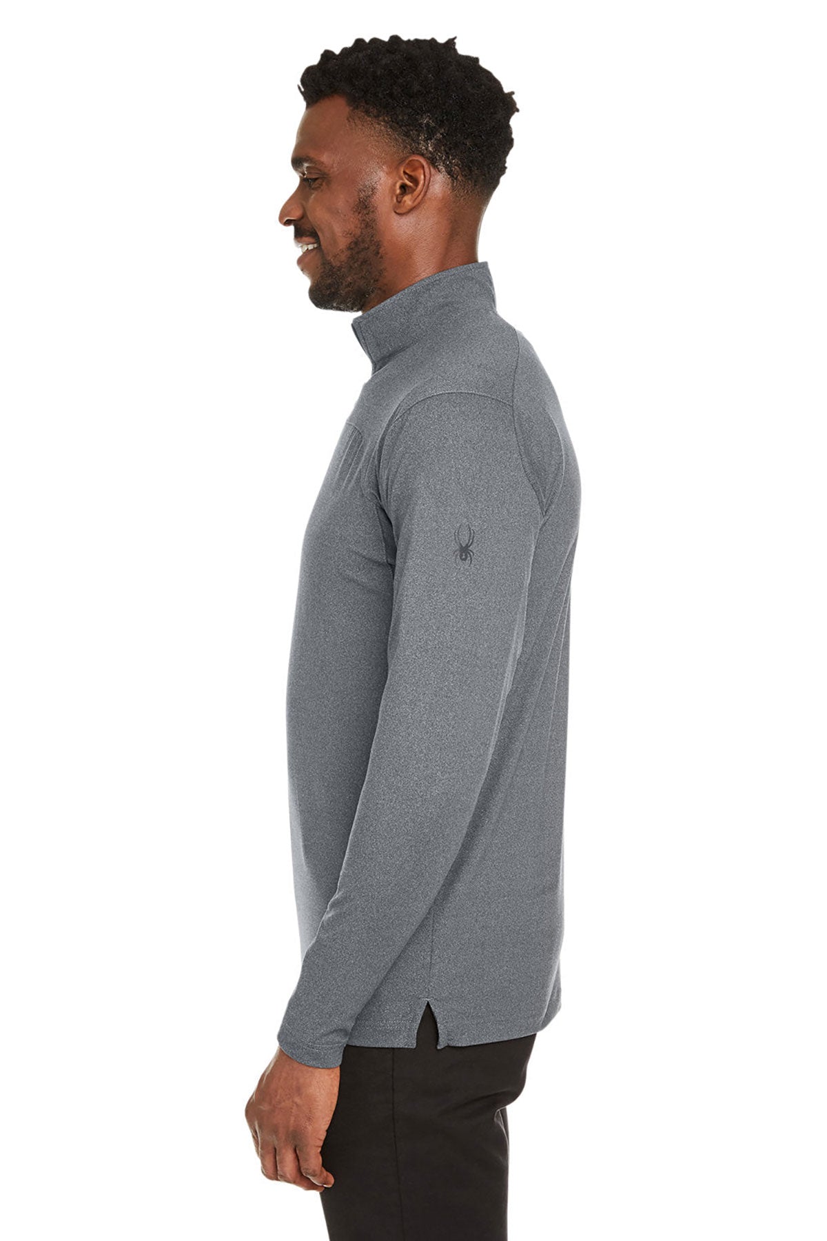 Custom Spyder Men's Spyre Quarter-Zips, Polar Frost