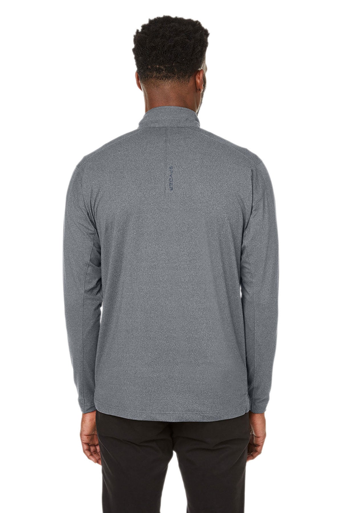 Custom Spyder Men's Spyre Quarter-Zips, Polar Frost