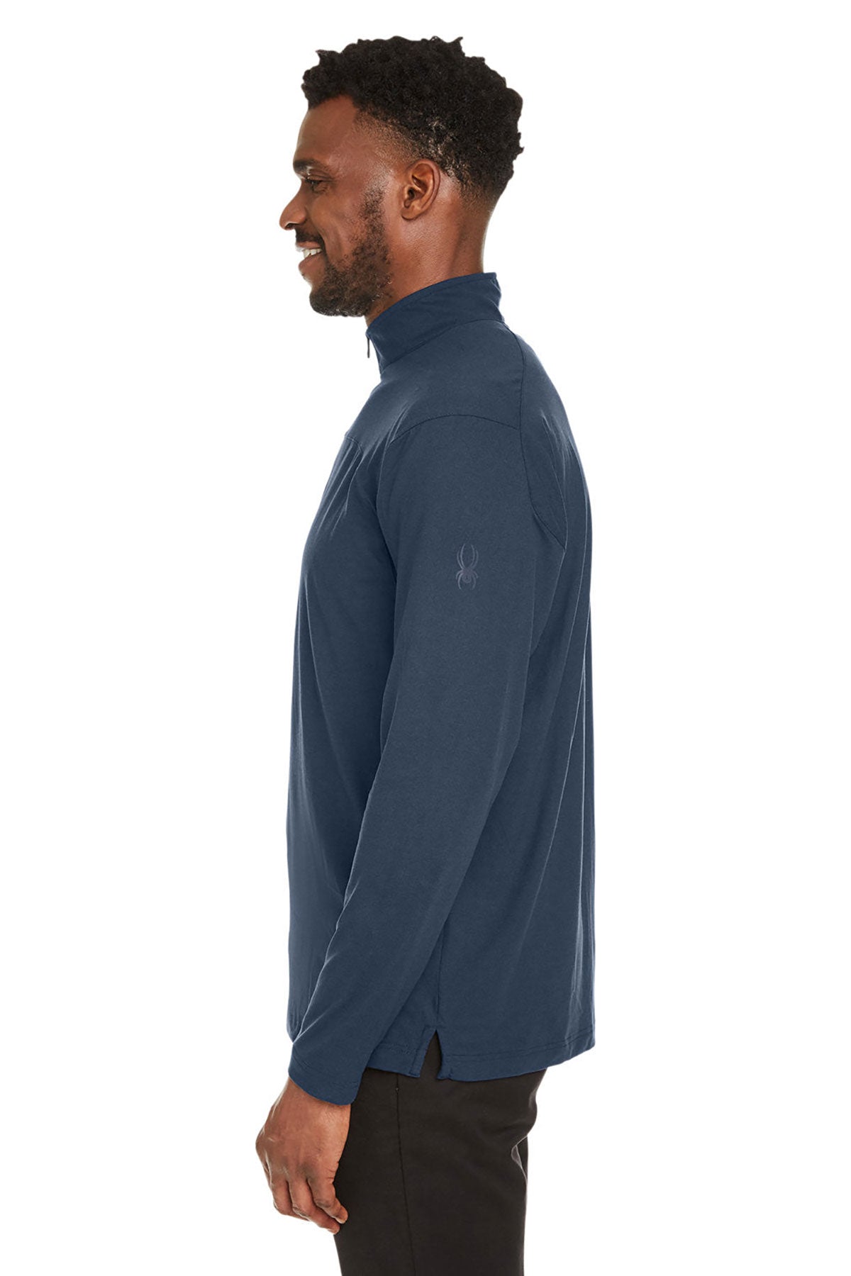Custom Spyder Men's Spyre Quarter-Zips, Frontier Frost