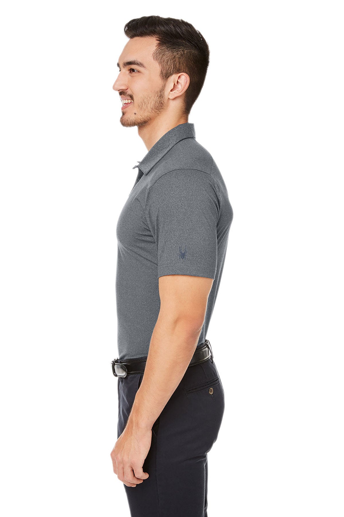 Custom Spyder Men's Spyre Polos, Polar Frost