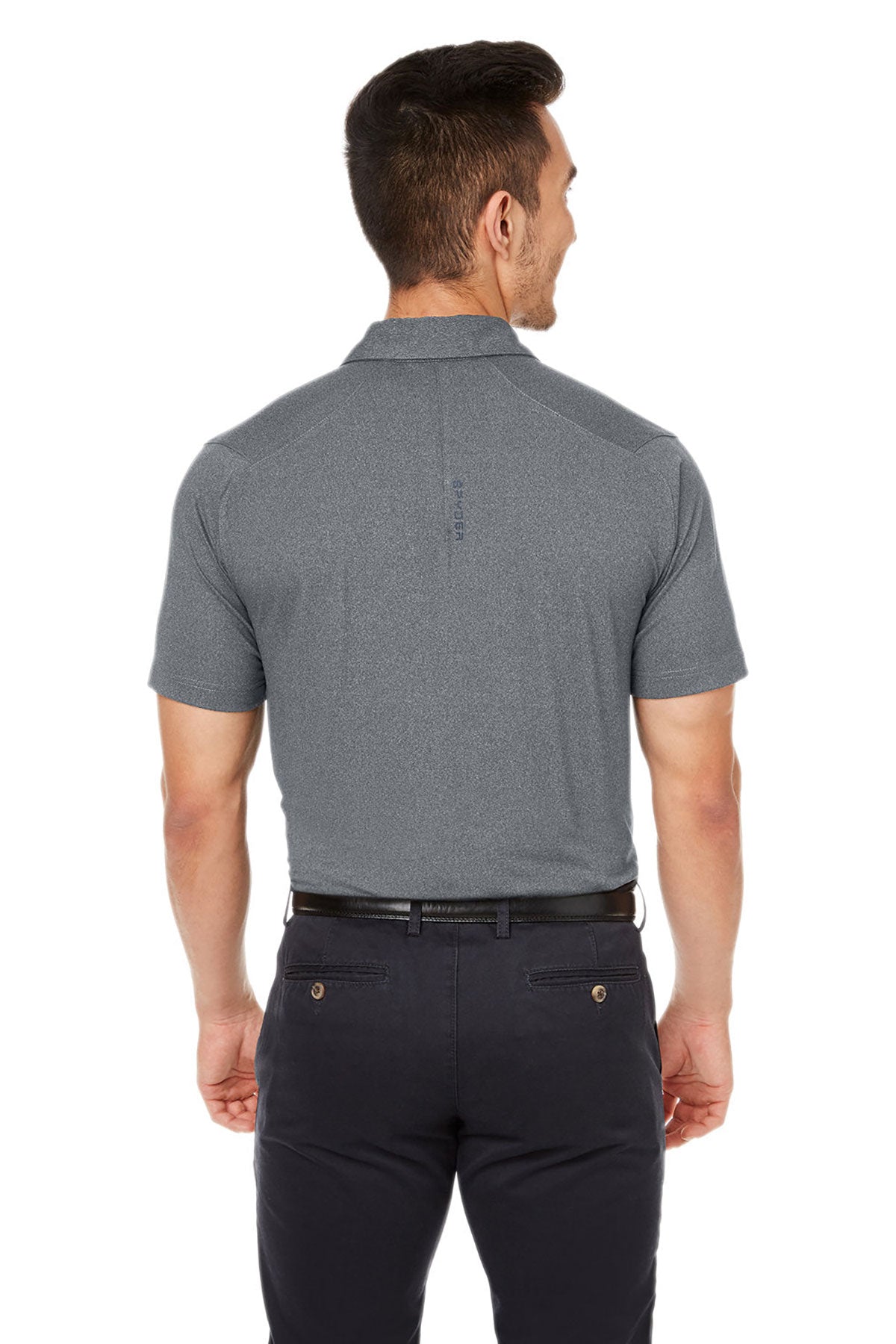 Custom Spyder Men's Spyre Polos, Polar Frost