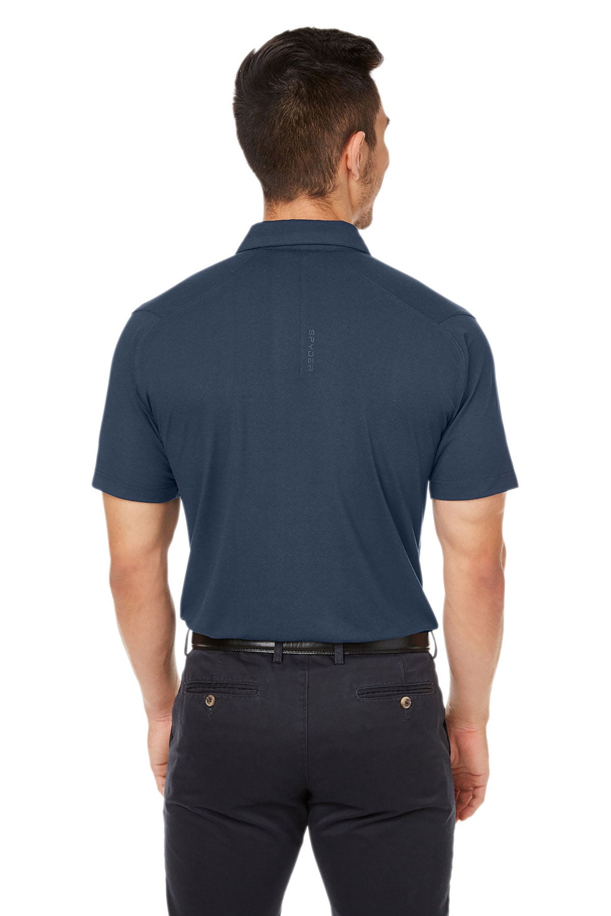 Custom Spyder Men's Spyre Polos, Frontier Frost