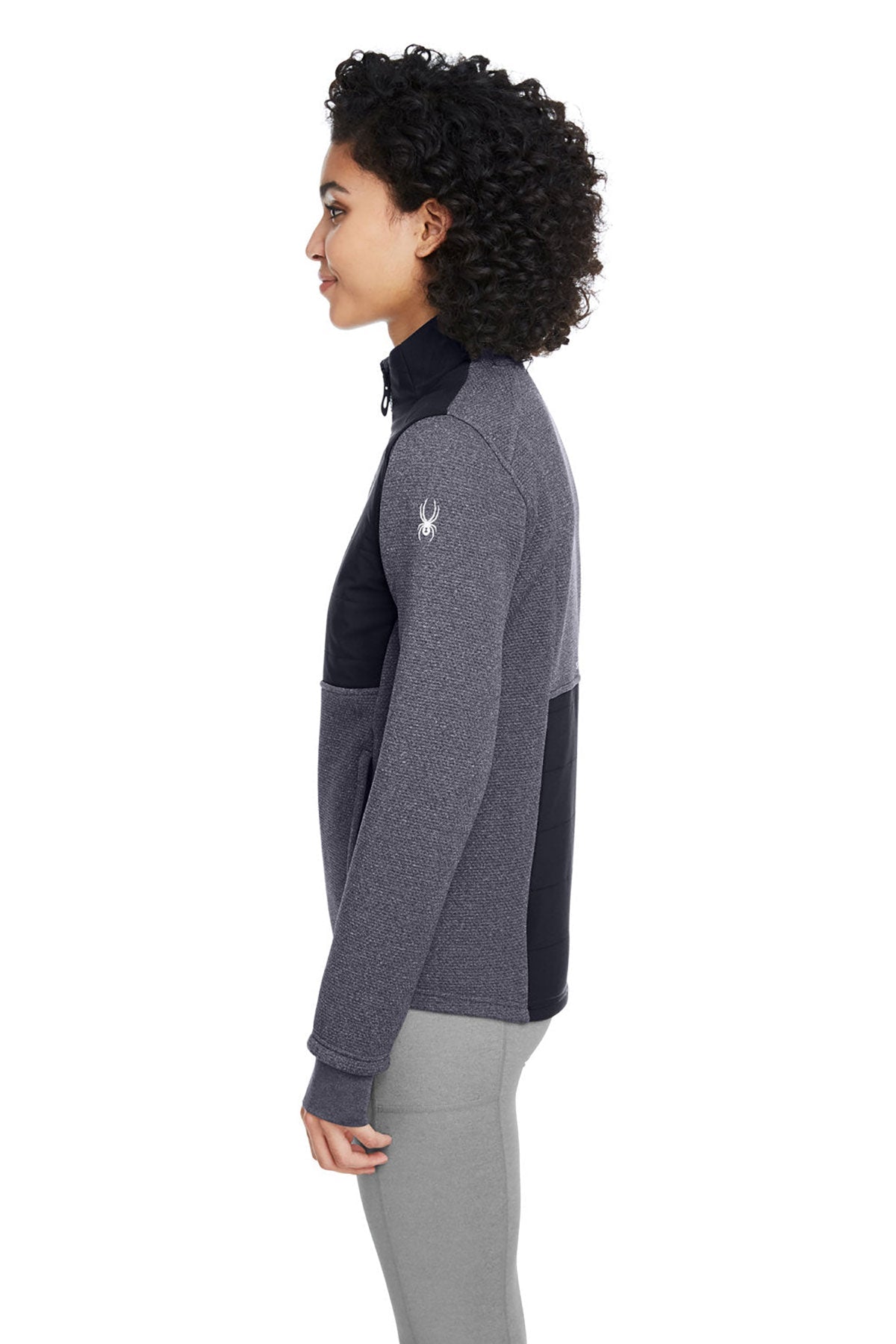 Spyder Ladies' Pursuit Commuter Jackets, Frontr Hthr Blk