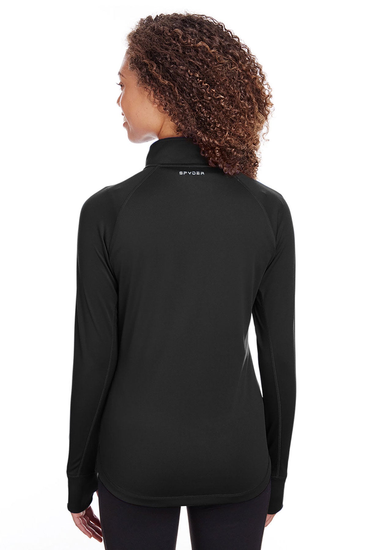 Spyder Ladies Freestyle Half-Zip Pullovers, Black
