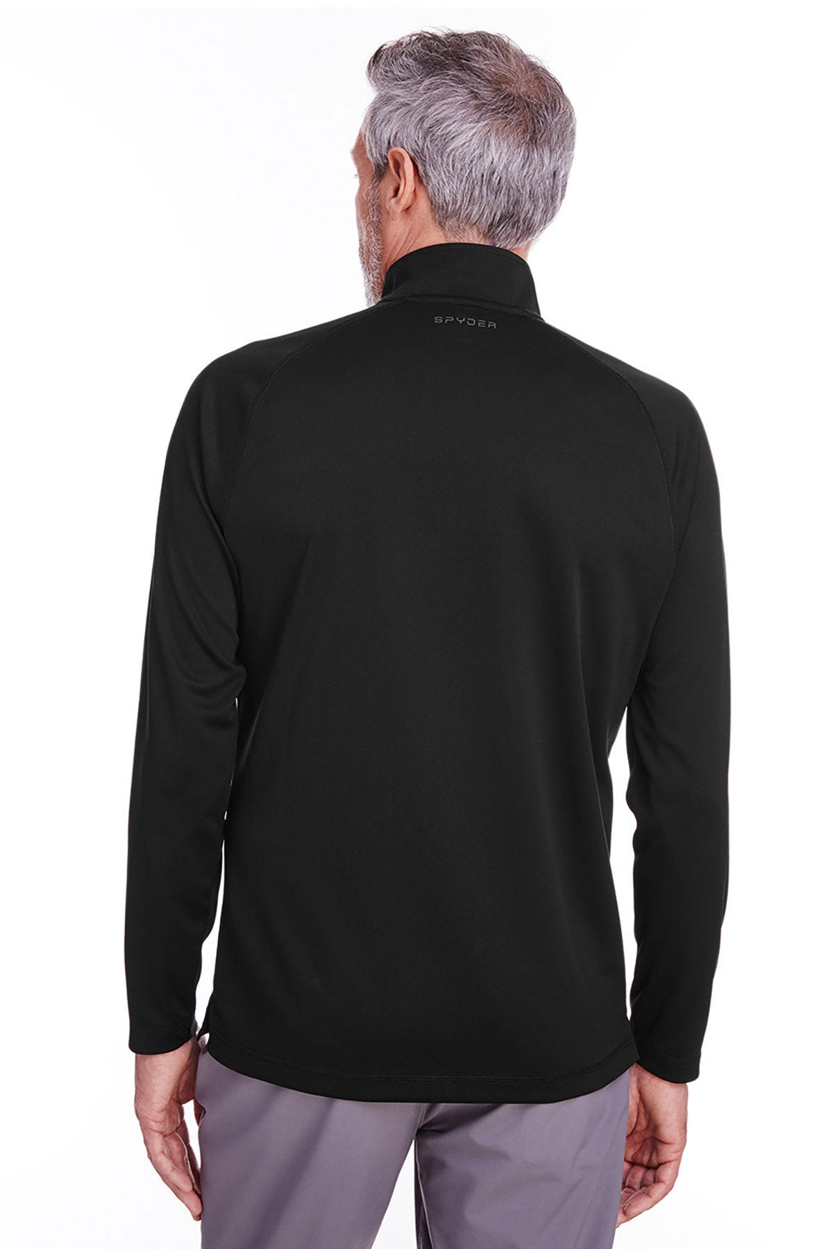 Spyder Freestyle Half-Zip Pullovers, Black [PBLA Surveying INC]