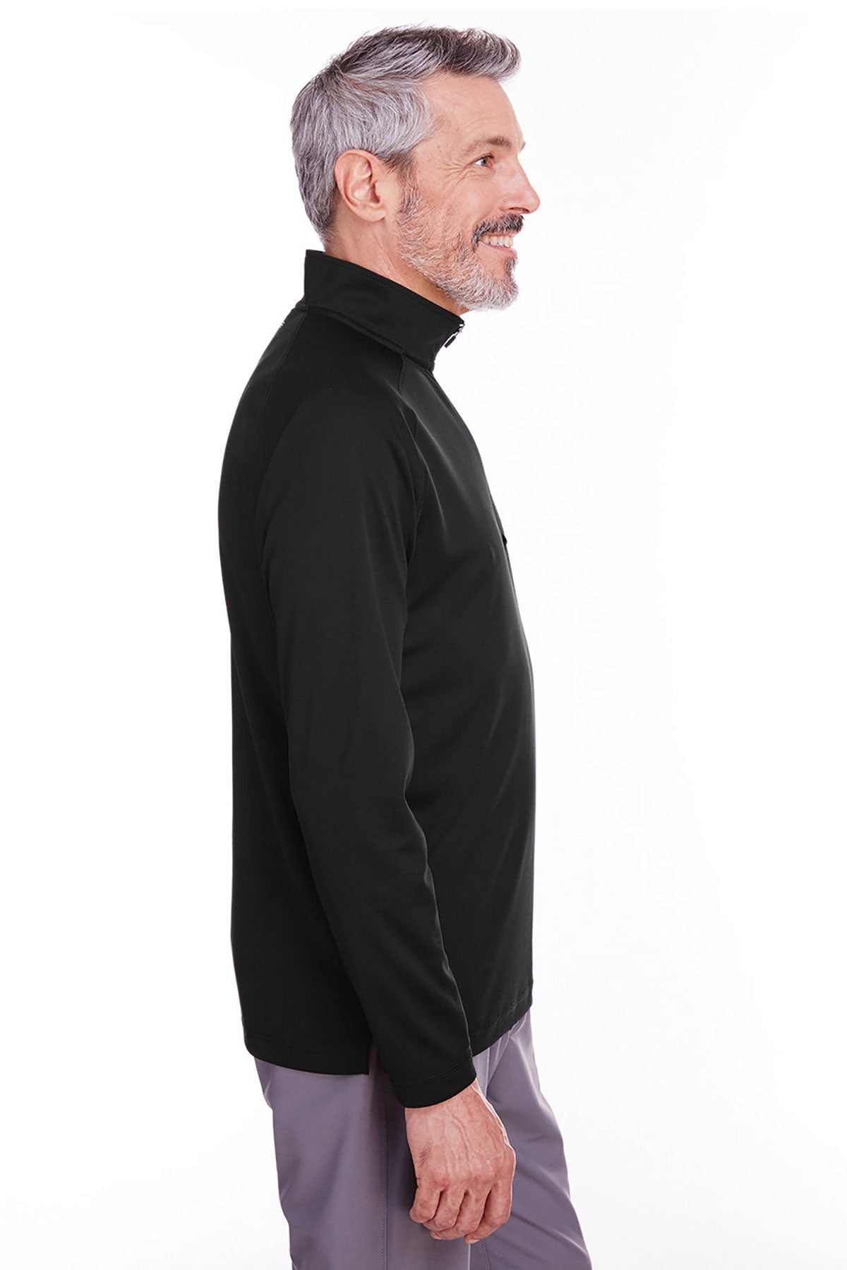 Spyder Freestyle Half-Zip Pullovers, Black [PBLA Surveying INC]