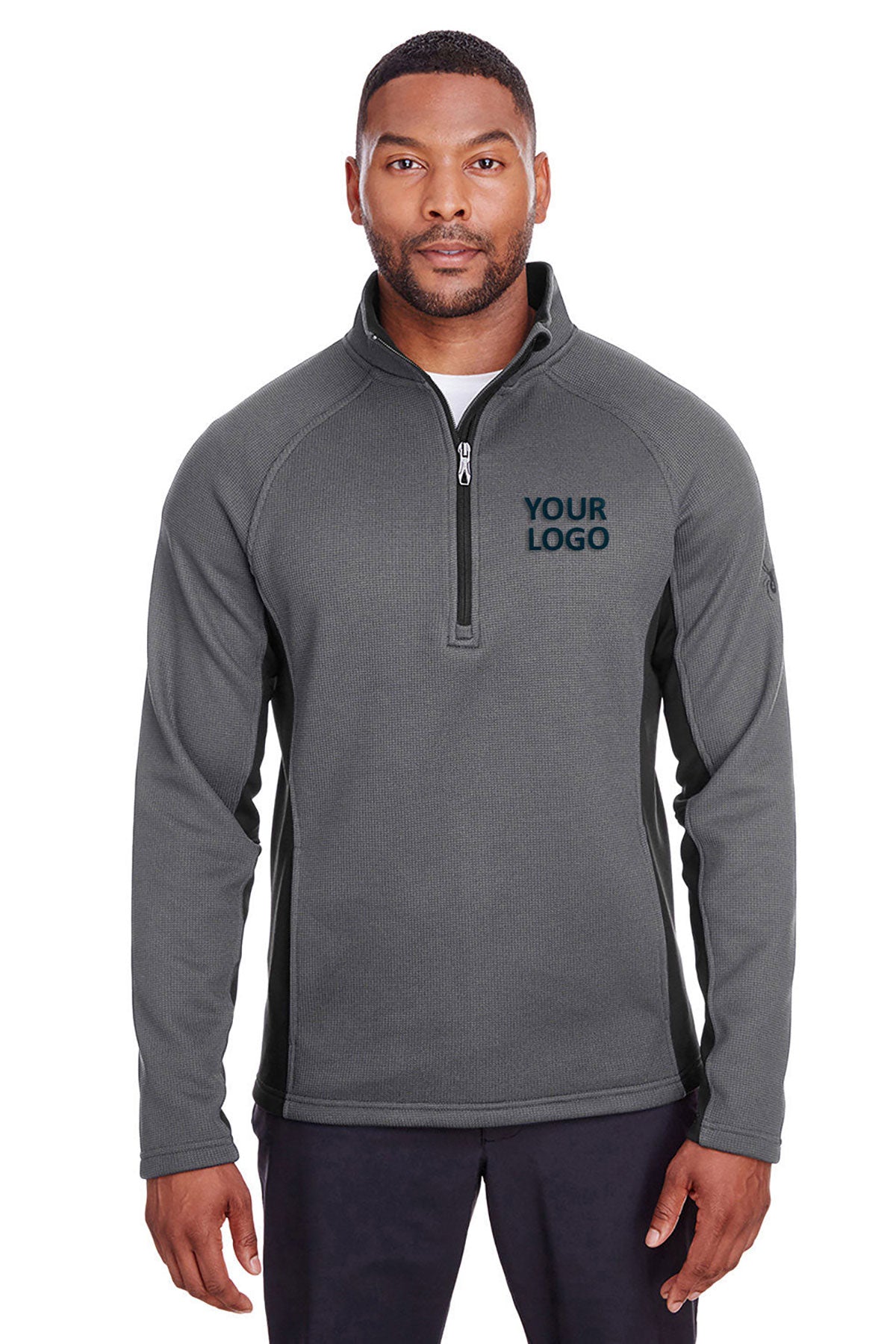 Spyder Constant Half-Zip Sweaters, Polar/ Black