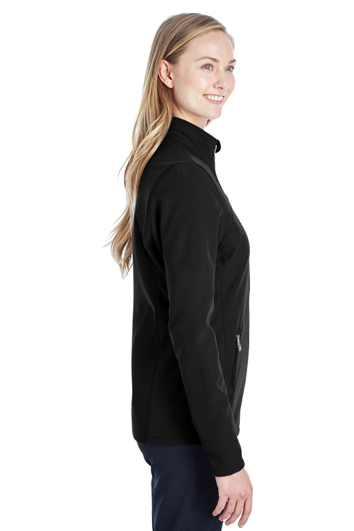 Spyder Ladies Transport Softshell Jackets, Black/ Red