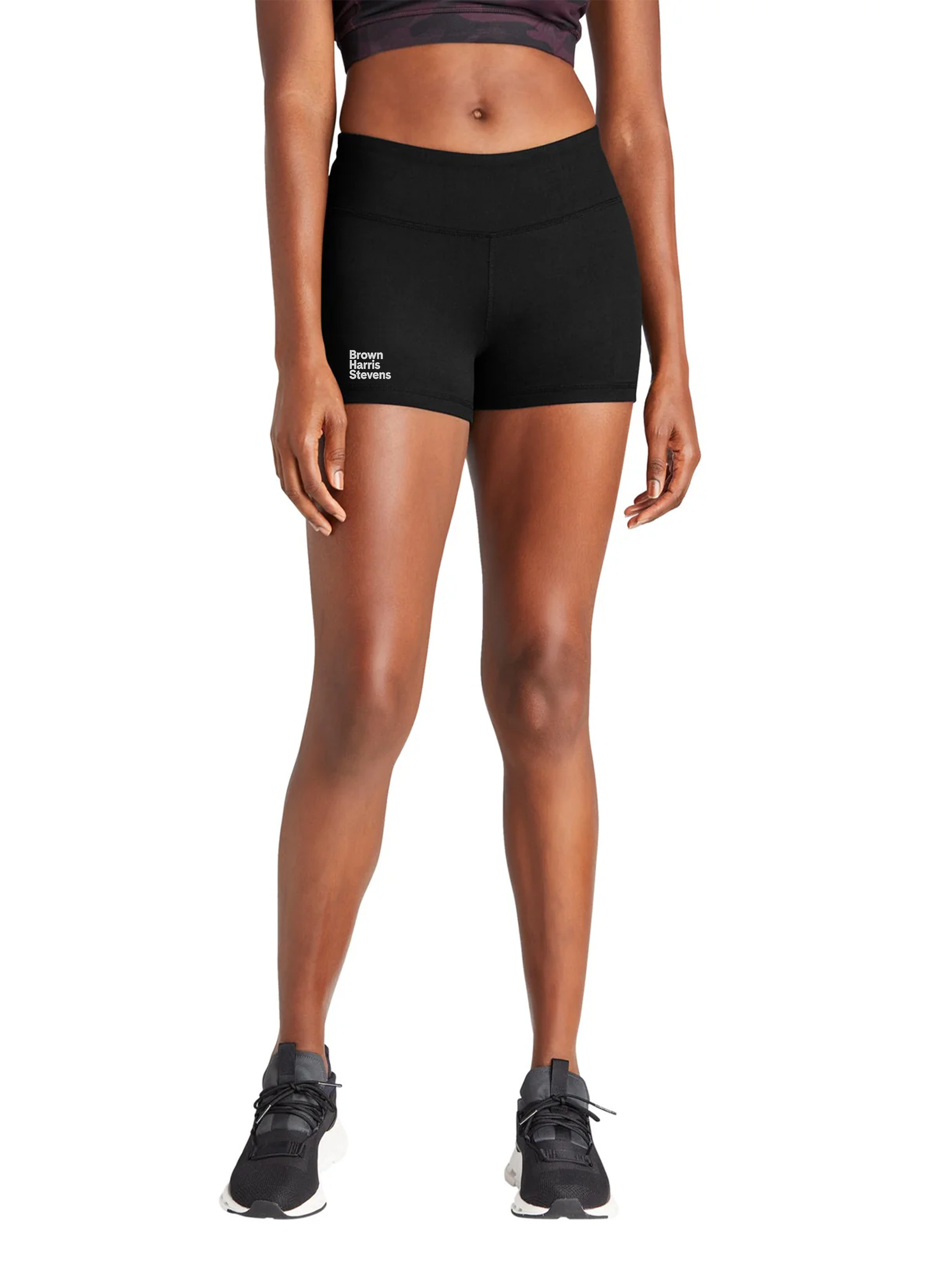 Sport-Tek Ladies Interval 3 Shorts, Black [Brown Harris Stevens]