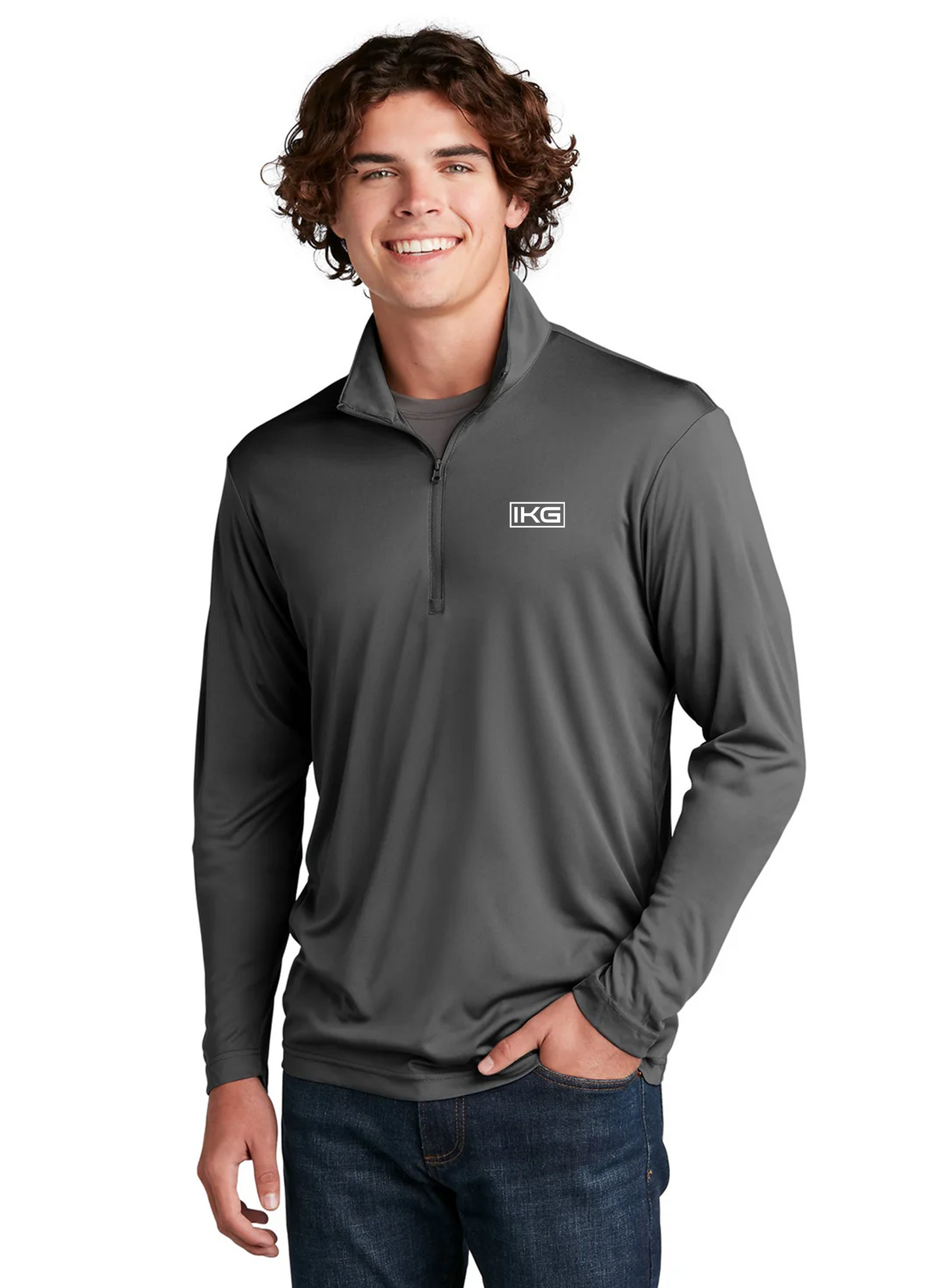 Sport-Tek PosiCharge Competitor 1/4-Zip Pullover, Iron Grey [IKG]