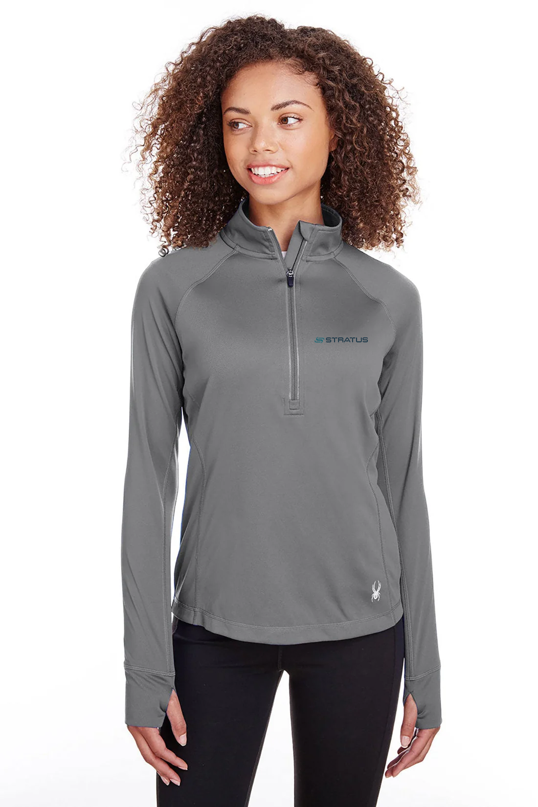 Spyder Ladies Freestyle Half-Zip Pullover, Polar [Stratus Technology Services]