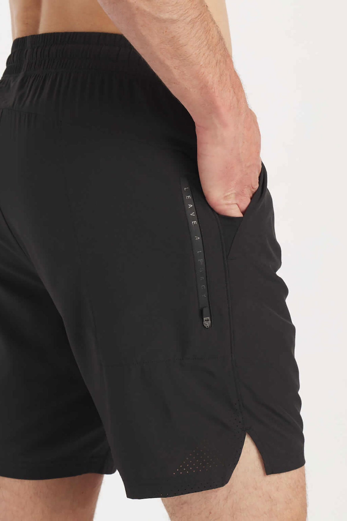 UNRL Stride 7.5" Custom Shorts, Black [Launch]