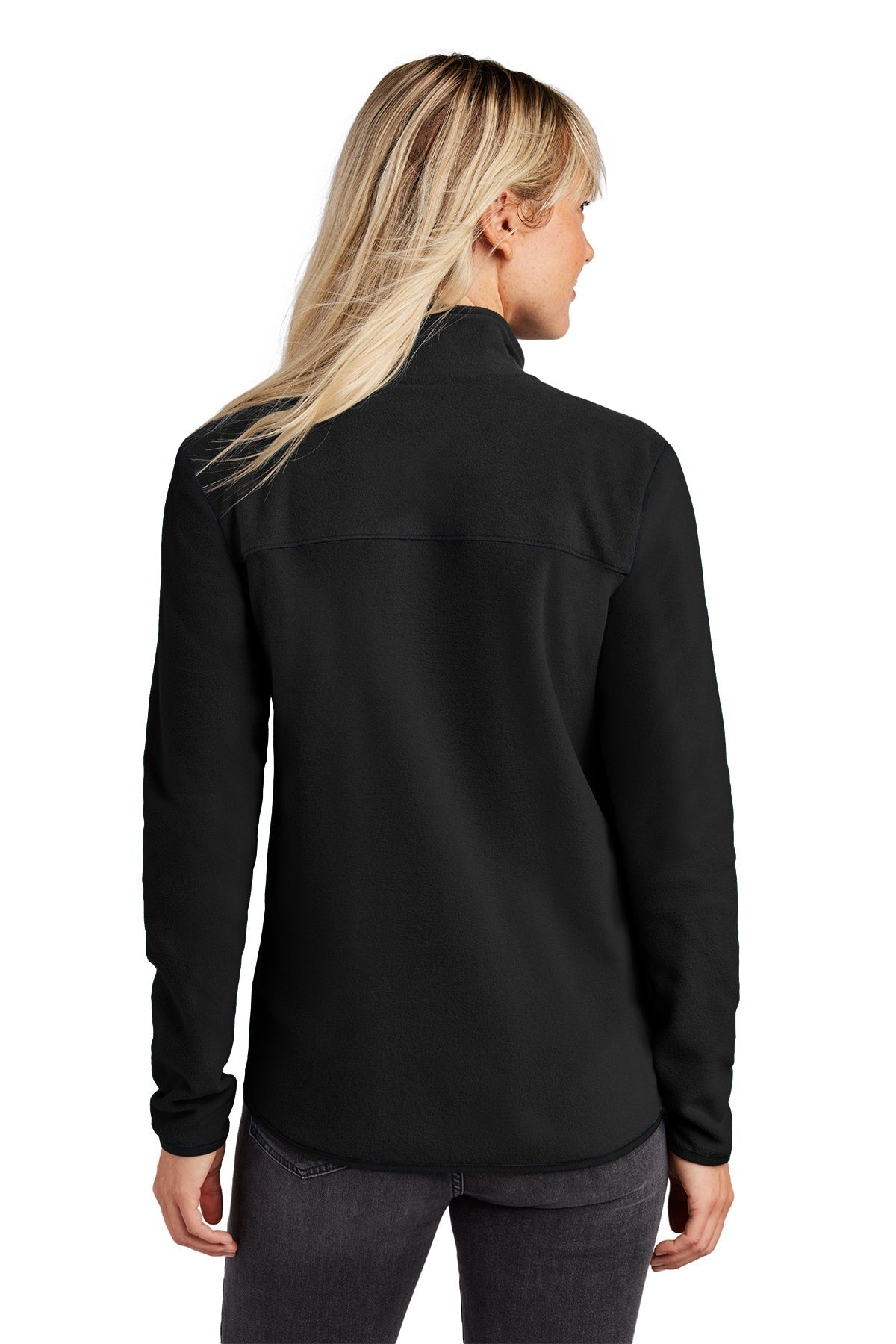 The North Face Ladies Glacier Custom Fleece Jackets, Black [Milford Mining Company Utah]