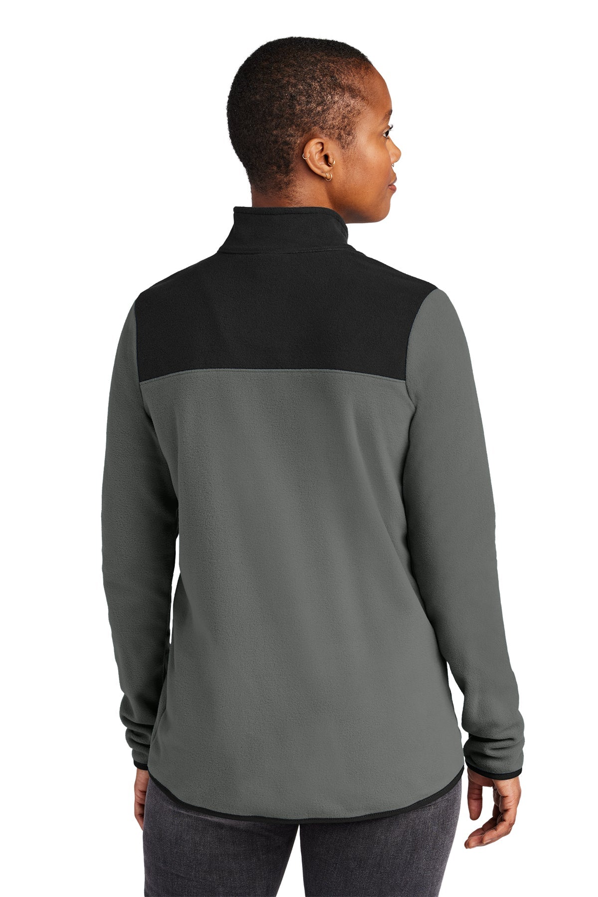 The North Face Ladies Glacier Custom Fleece 1/4 Zips, Asphalt Grey [Hearthside ]