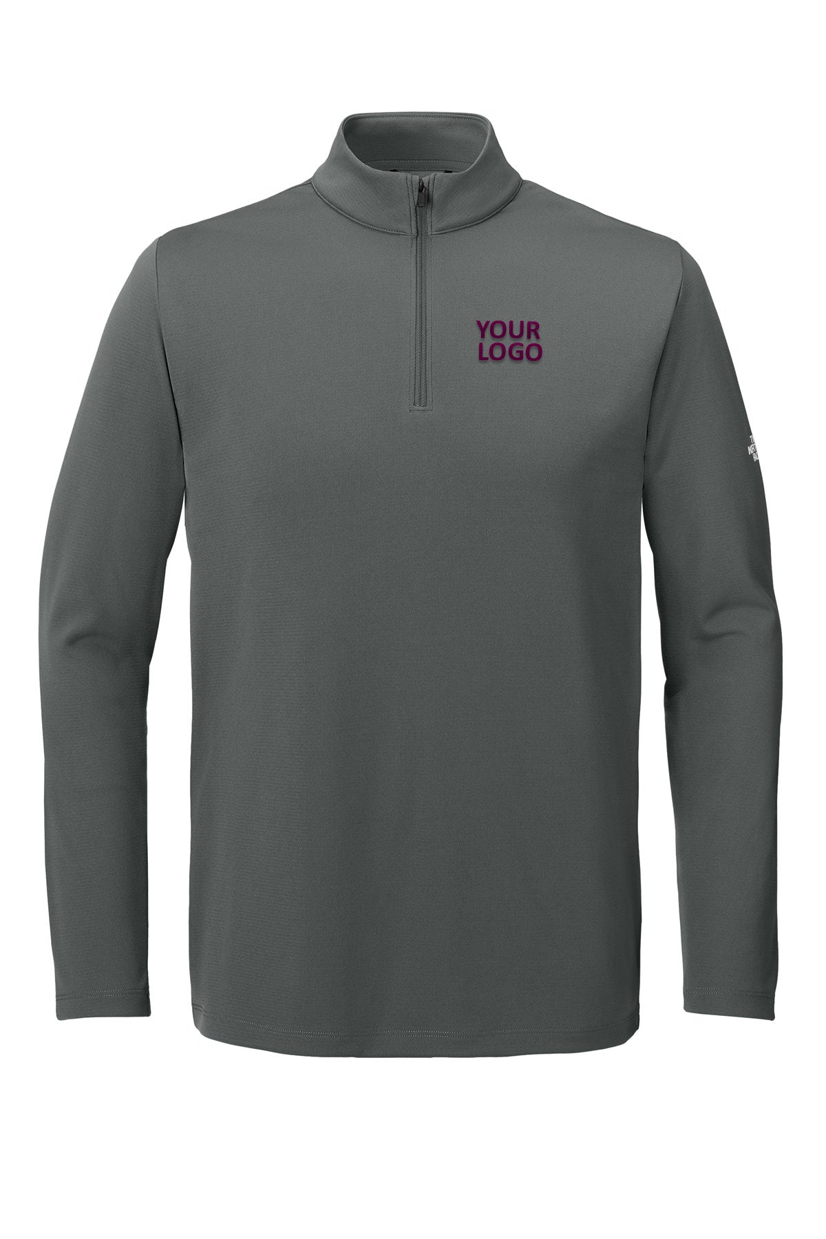 The North Face Smoked Pearl Grey NF0A8ENR custom logo sweatshirts