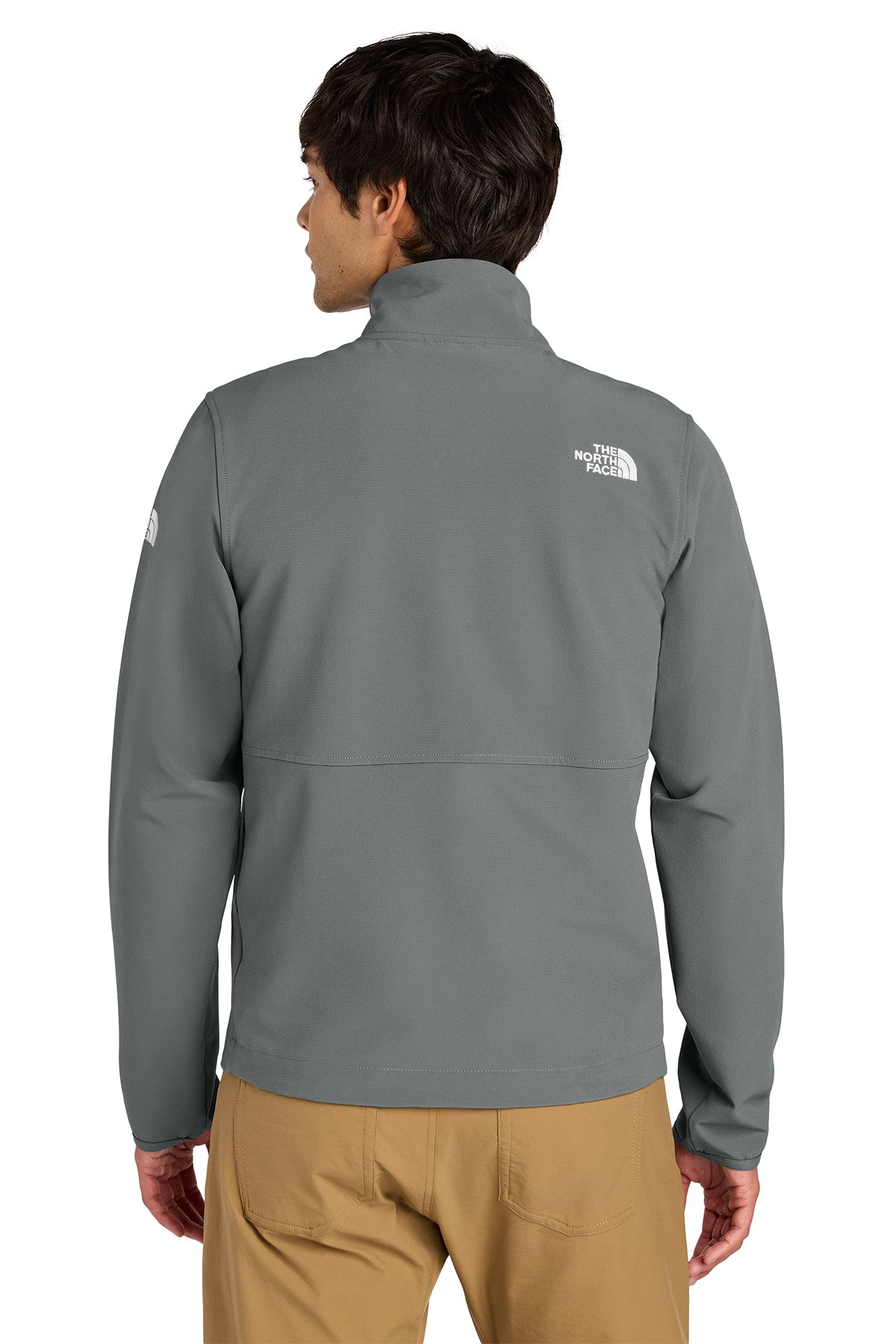 The North Face Edge Stretch Soft Shell Custom Jackets, Smoked Pearl Grey [Islamic Center of Frisco]