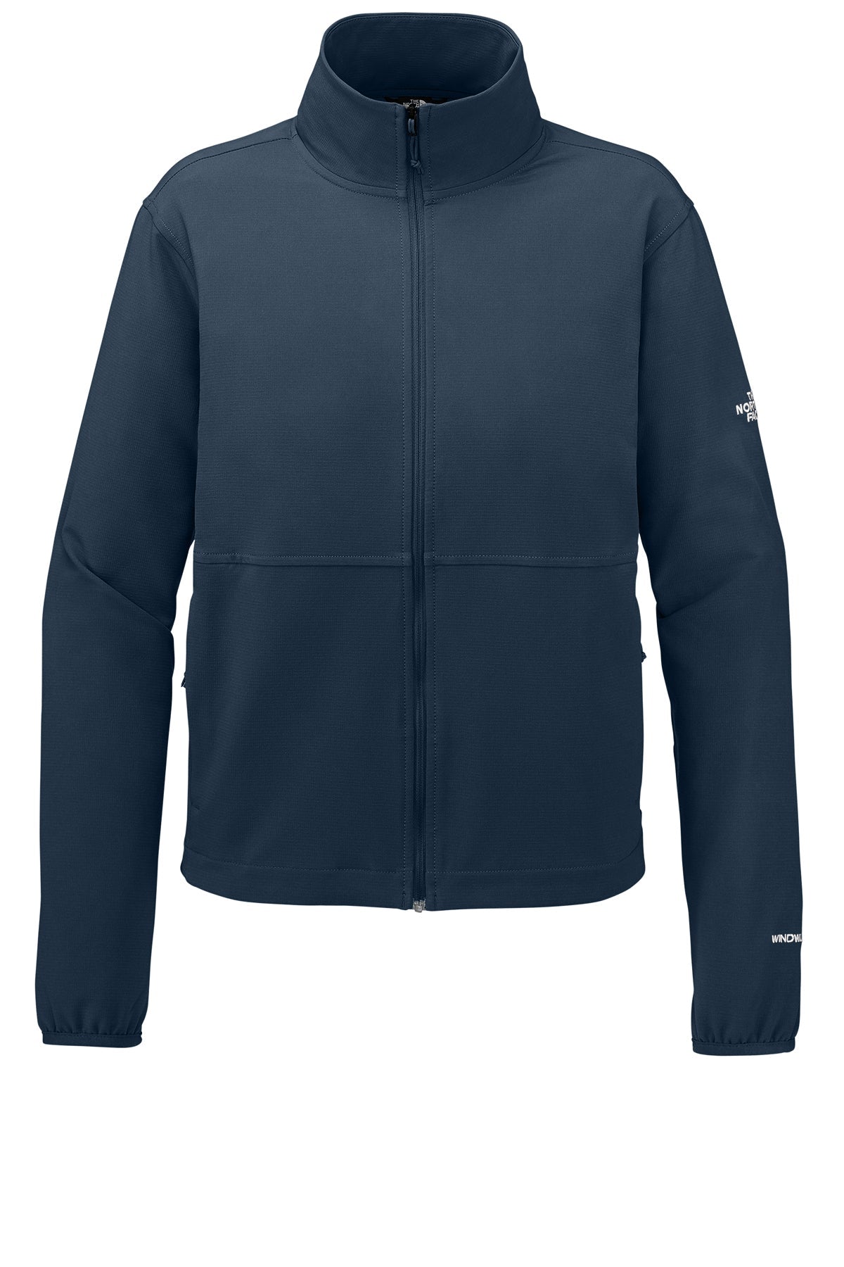 The North Face Womens Edge Stretch Soft Shell Custom Jackets, Summit Navy [Altius Mind & Performance]
