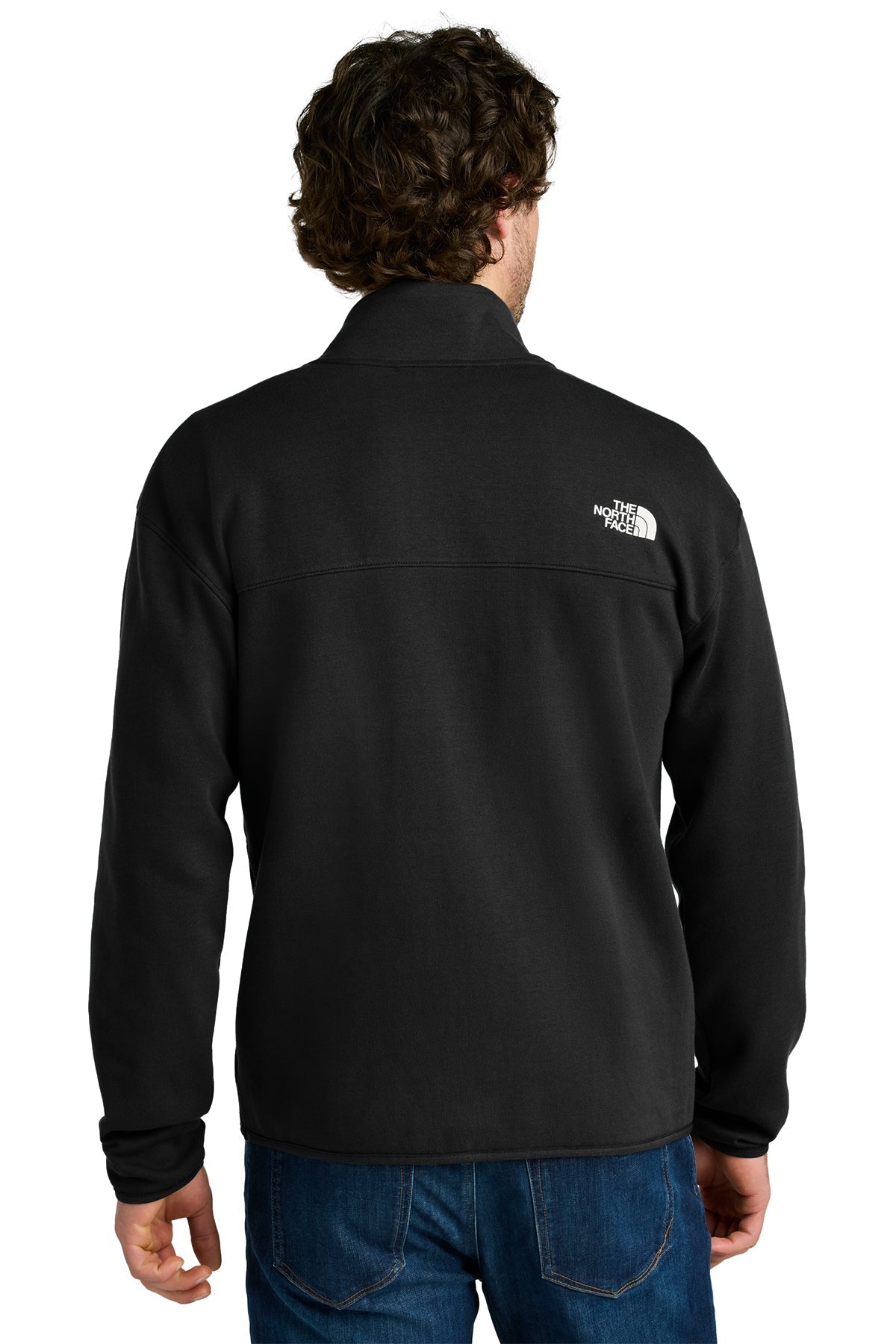 The North Face Double-Knit 1/2-Zip Custom Fleece, Black [Horizontal Talent]
