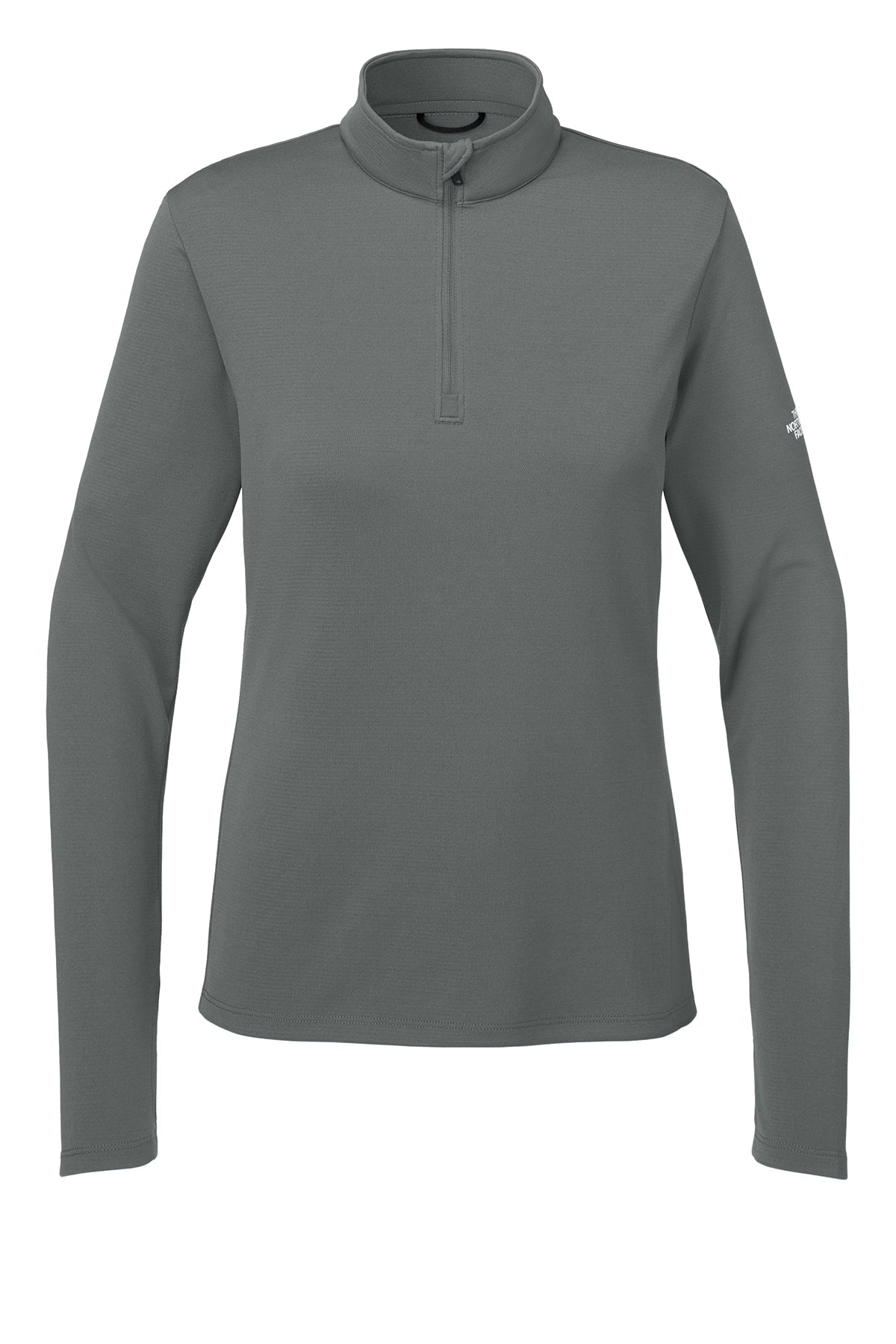 The North Face Womens Ambition Custom 1/4-Zips, Smoked Pearl Grey [Cunningham & Associates, LLC]