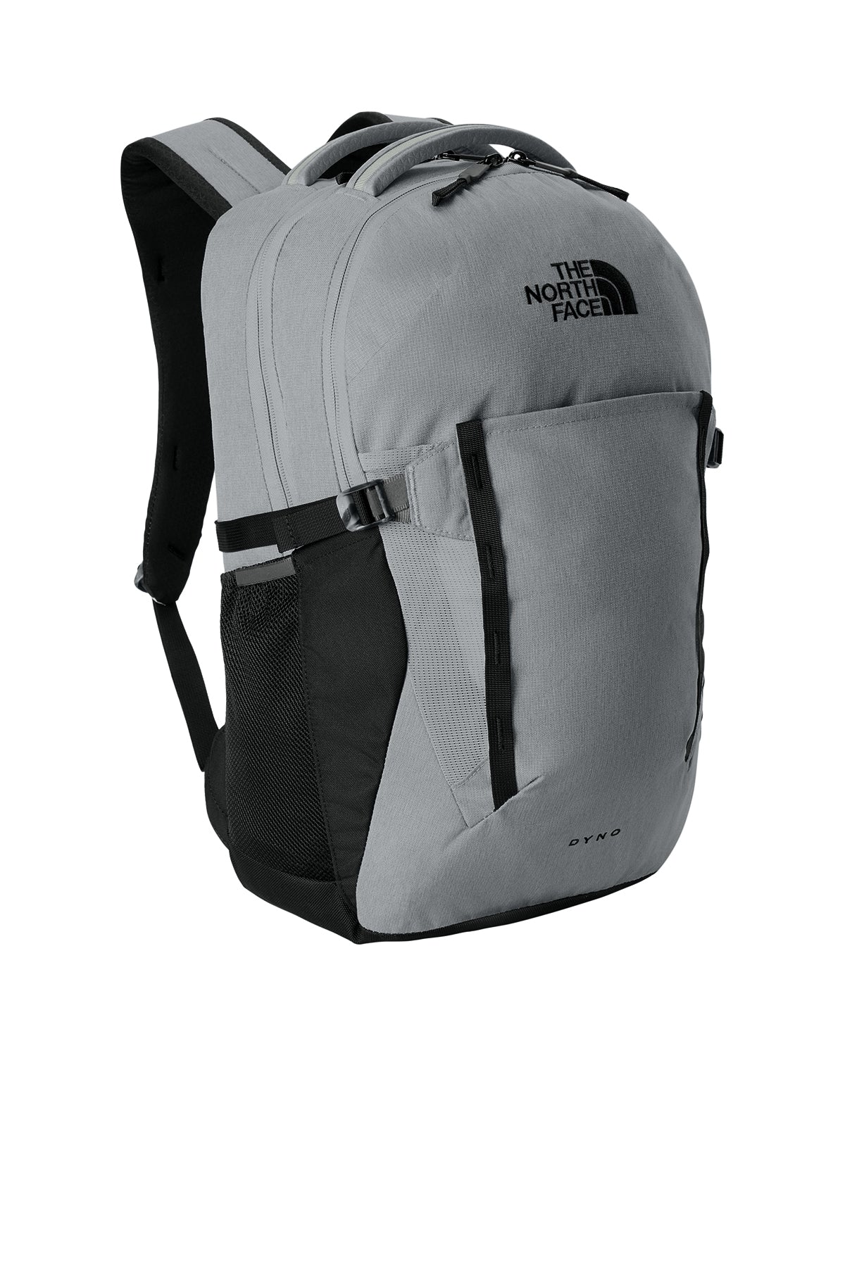 The North Face Dyno Custom Backpacks, Mid Grey Dark Heather/ TNF Black