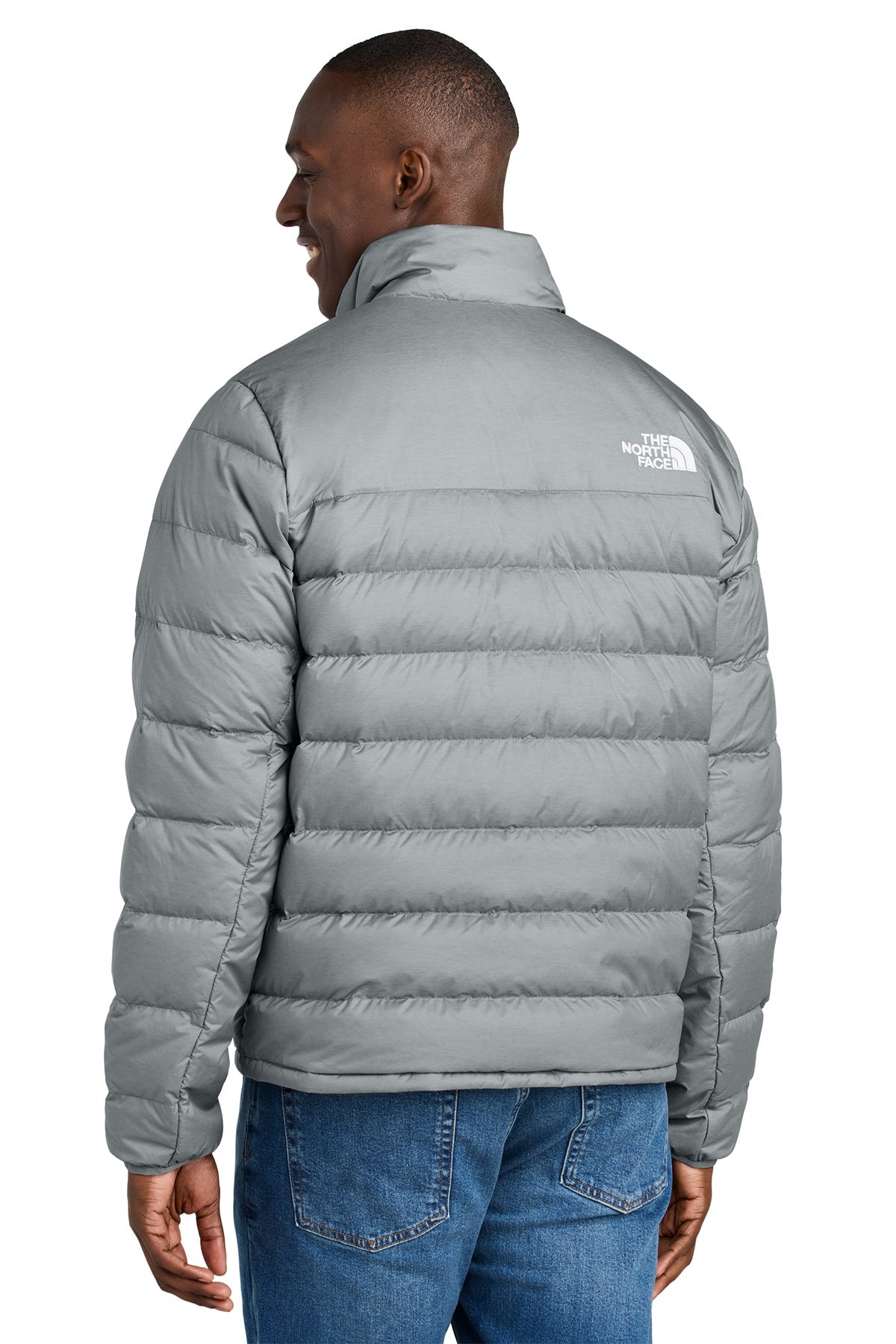 Custom The North Face Down Hybrid Jackets NF0A7V4F Medium Grey Heather