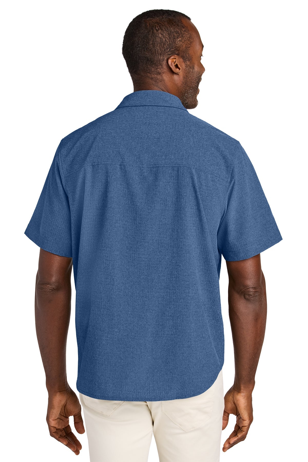 Tommy Bahama Sandy Point Short Sleeve Custom Shirts, Classic Blue