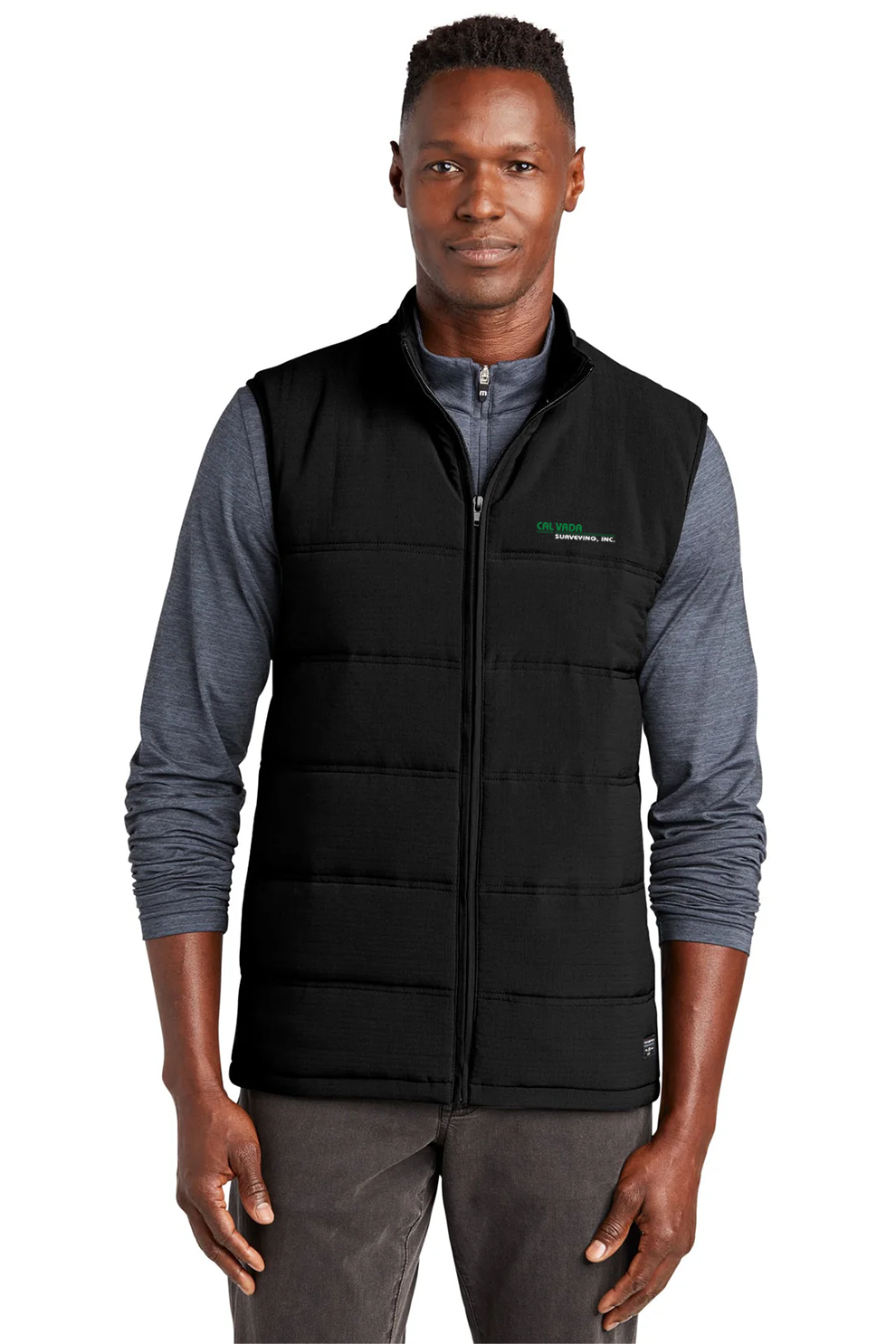 TravisMathew Cold Bay Vest, Black [Calvada Surveying Inc]