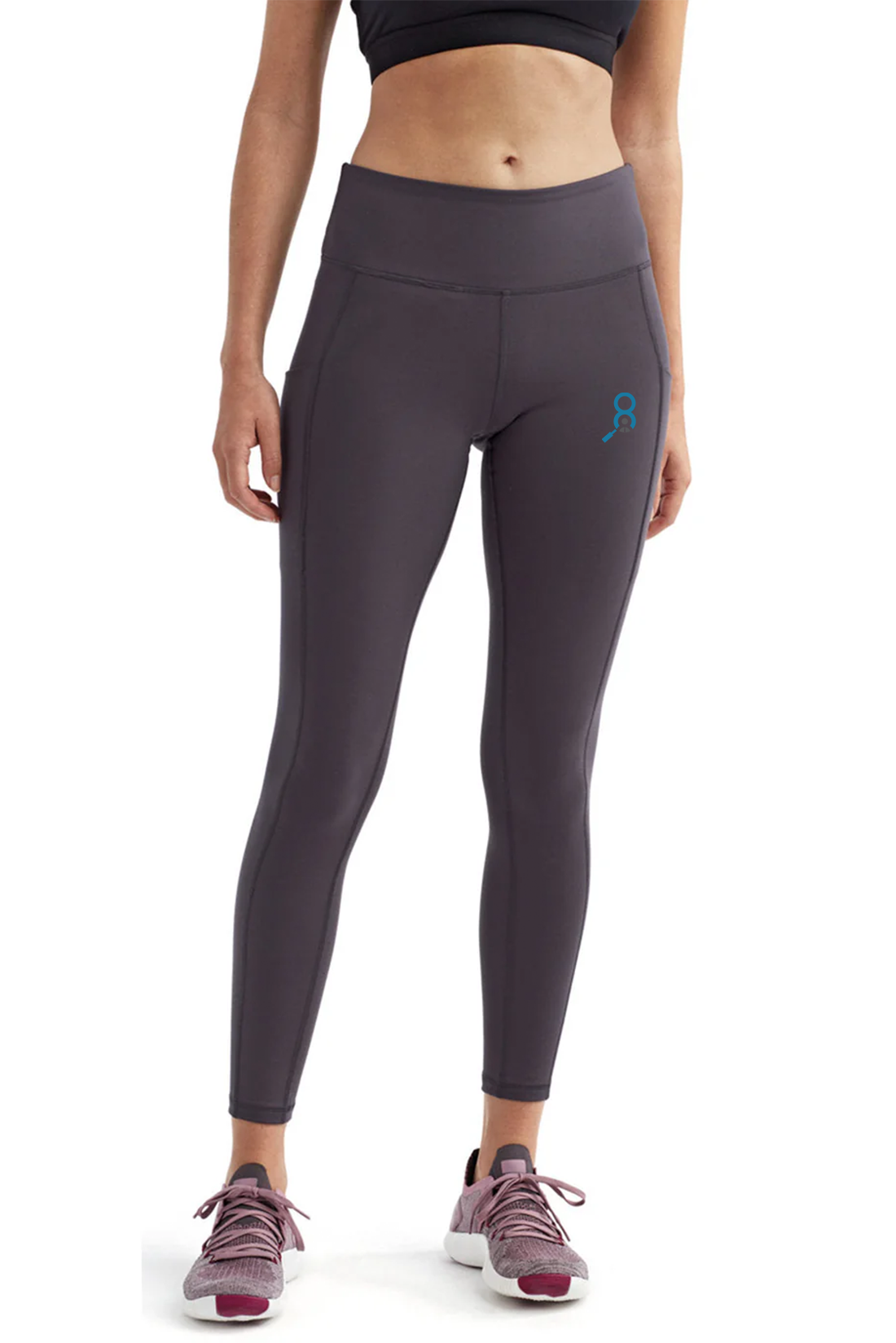 TriDri Ladies Performance Legging, Charcoal [Real8 Group]