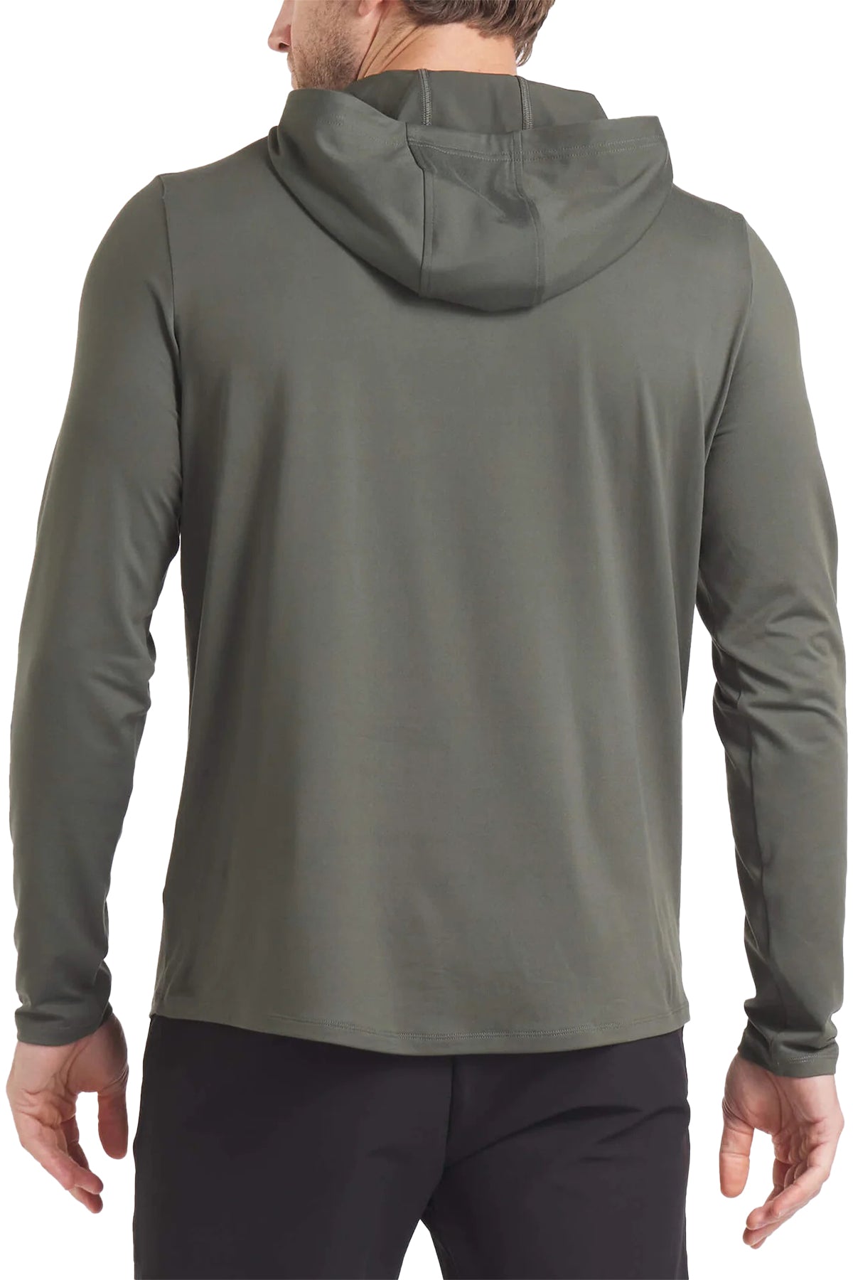 UNRL Ultra Hooded Custom Long Sleeves, Black