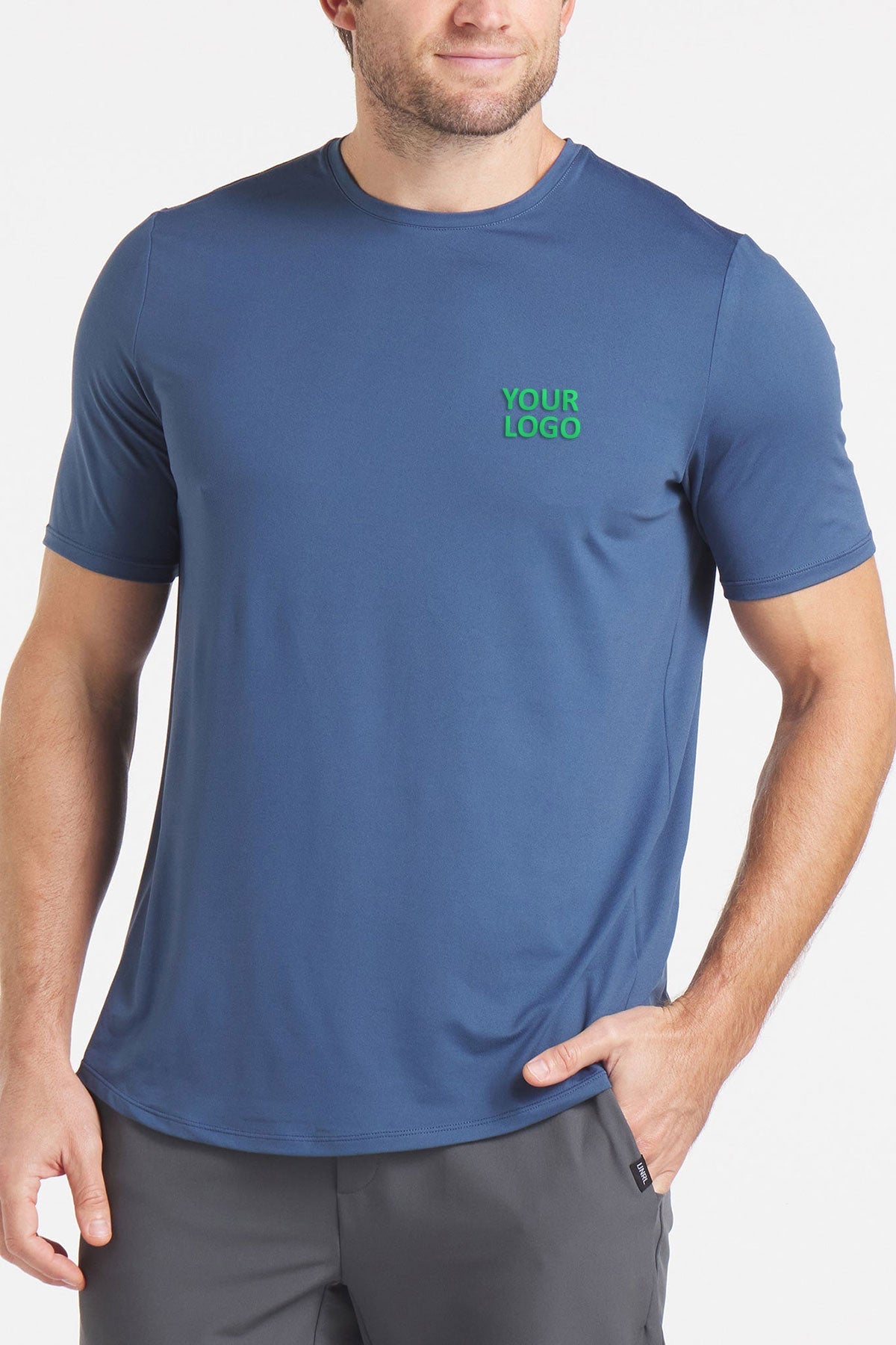 UNRL Ultra Tee Custom Short Sleeves, Cavern Blue [Horizontal]