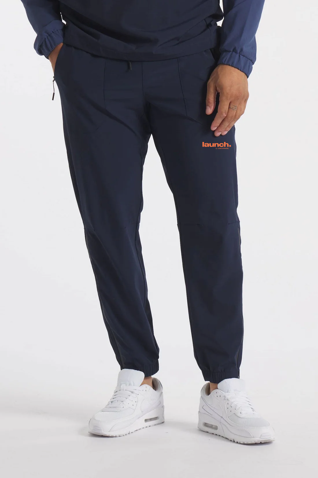 UNRL DWR Track Pants, Navy [Launch]