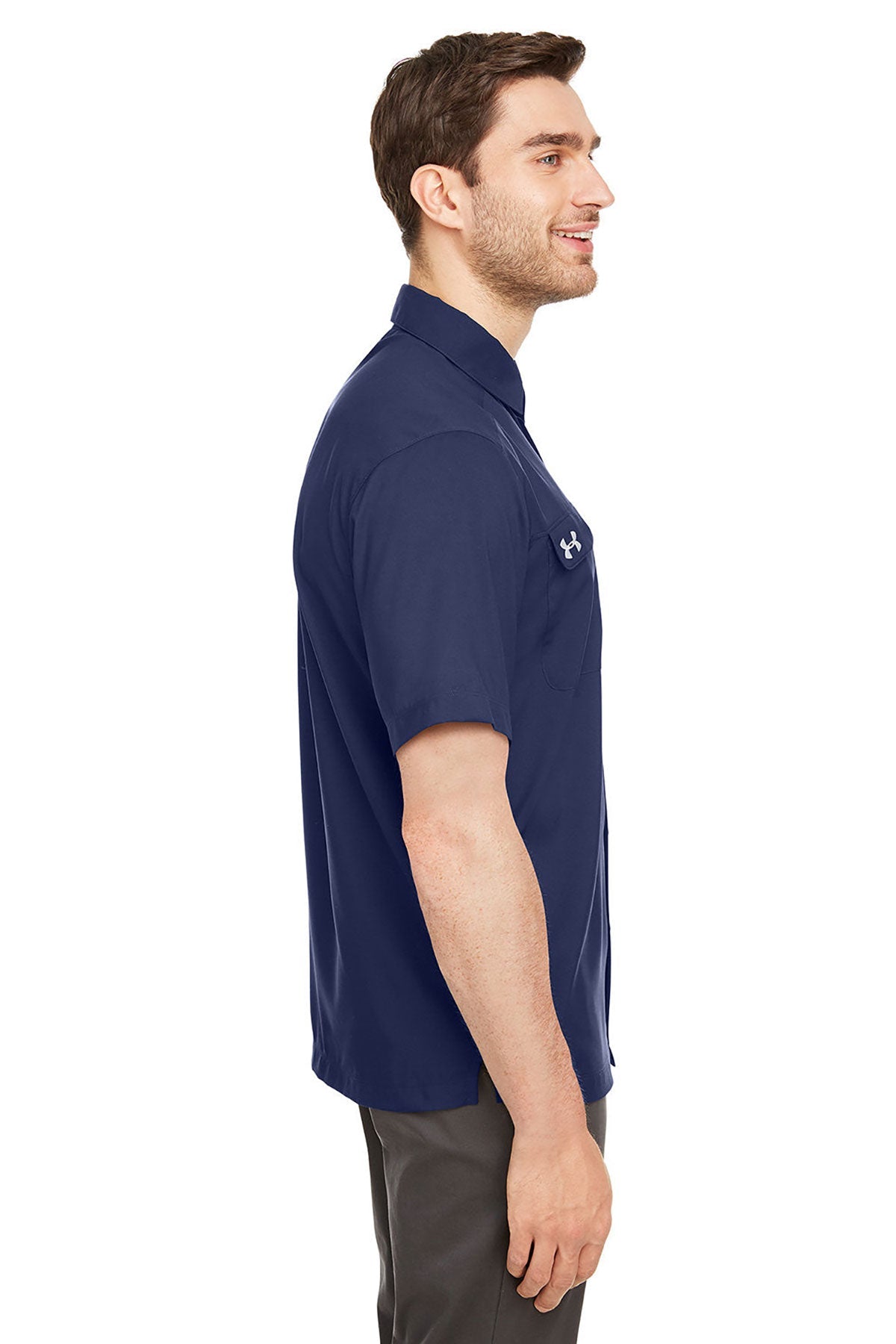 Under Armour Men's Motivate Custom Shirts, Medium Navy