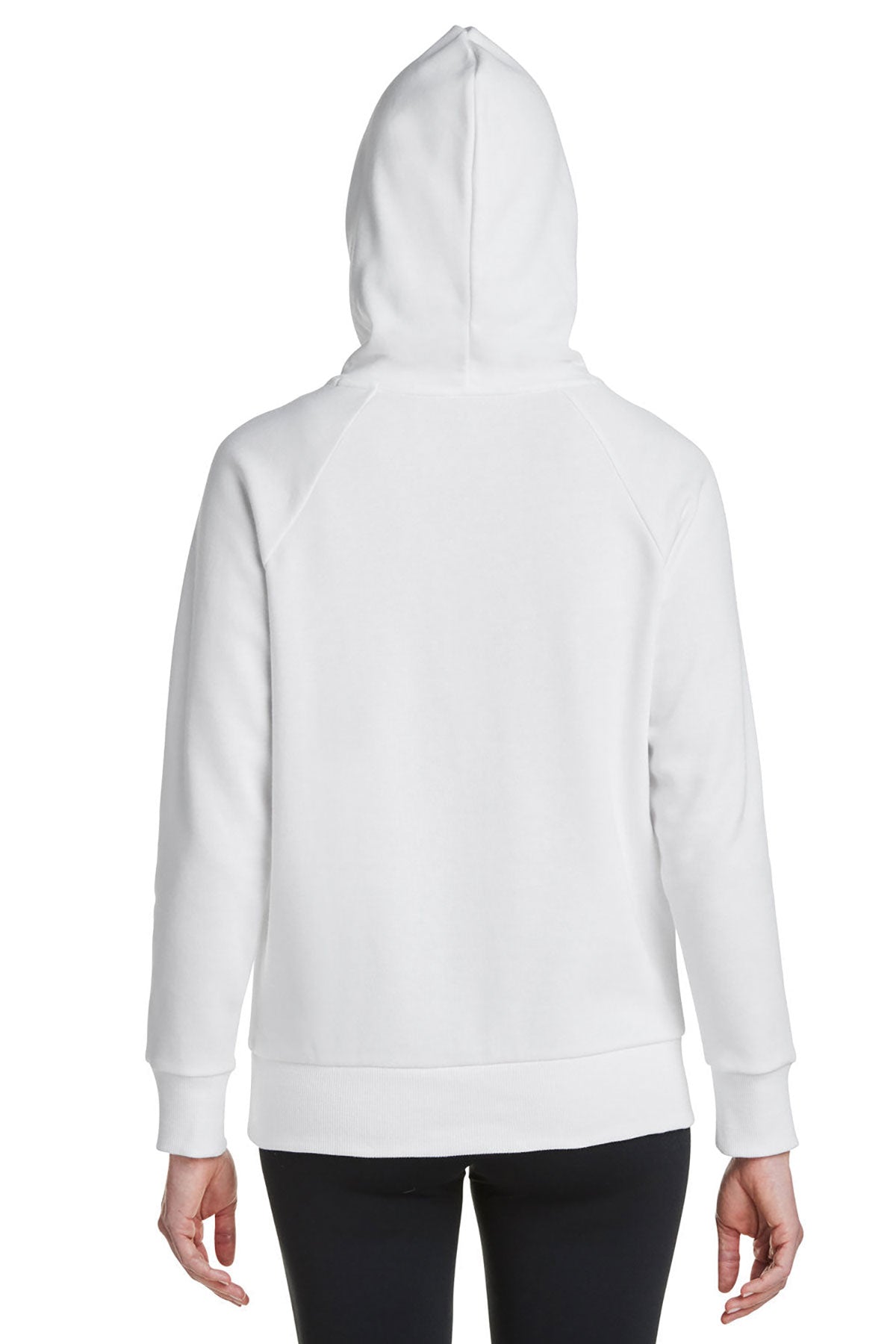 Under Armour Ladies Rival Fleece Hooded Custom Sweatshirts, White [Better World Books]
