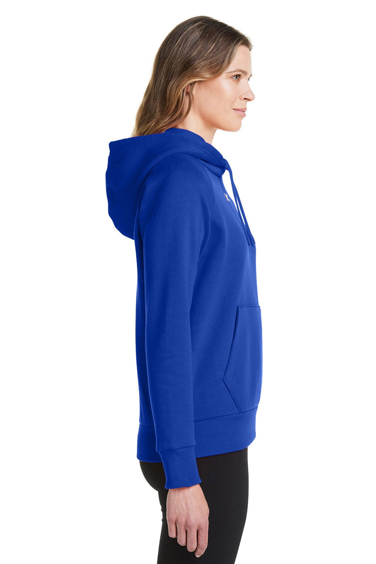 Under Armour Ladies Rival Fleece Hooded Custom Sweatshirts, Royal