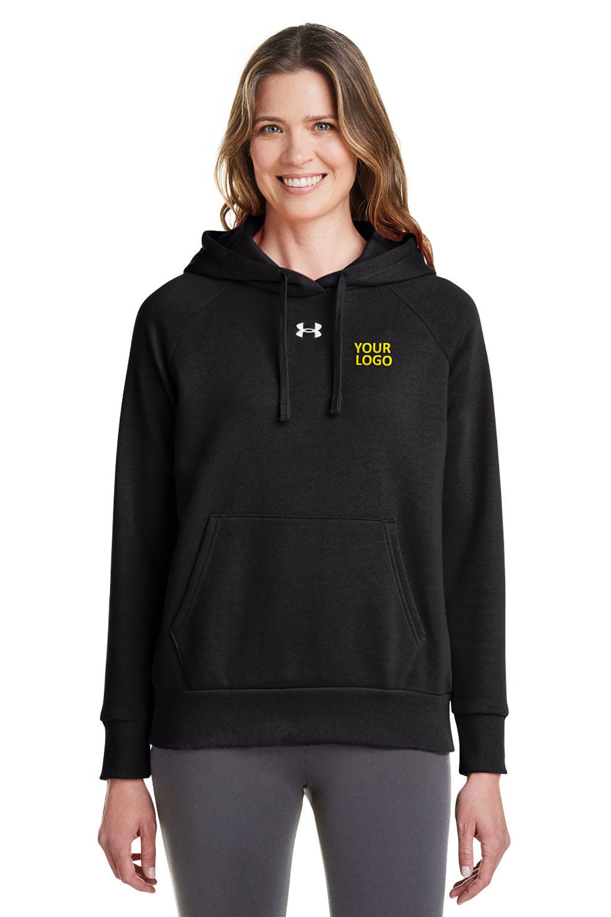 Under Armour Black 1379500 custom logo sweatshirts