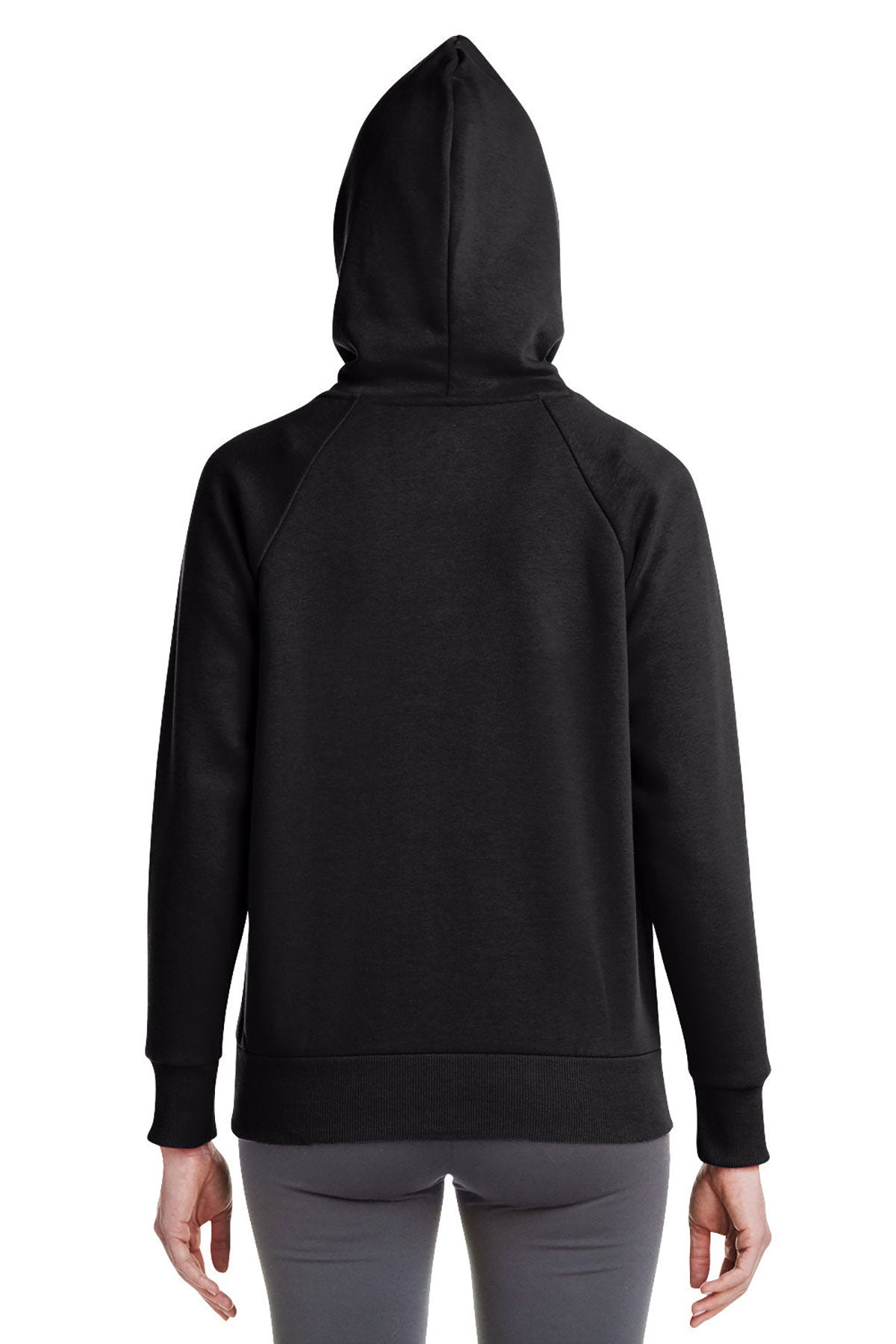 Under Armour Ladies Rival Fleece Hooded Custom Sweatshirts, Black