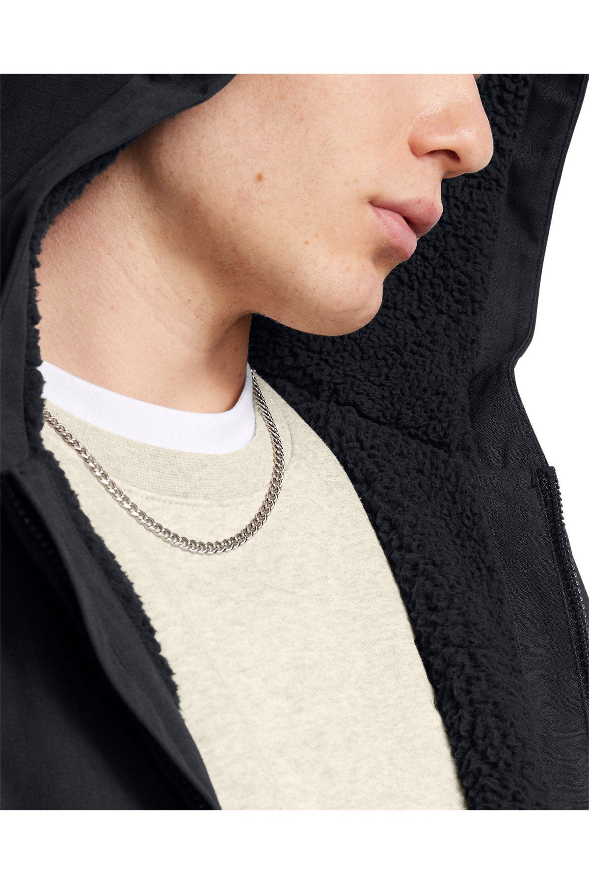 Under Armour Mens Icon Fleece Custom Jackets, Black
