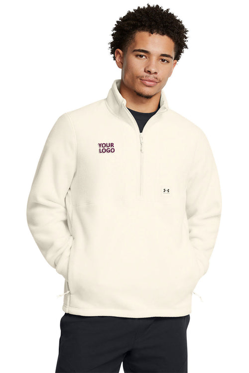 Under Armour LIMITED EDITION Ladies Expanse Custom Fleece Half-Zips, Summer White